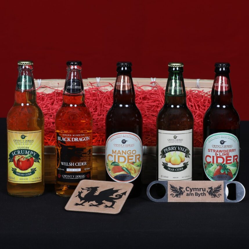 Welsh Hamper - Taste of Wales Cider Gift Hamper Food & Drink Gift Set