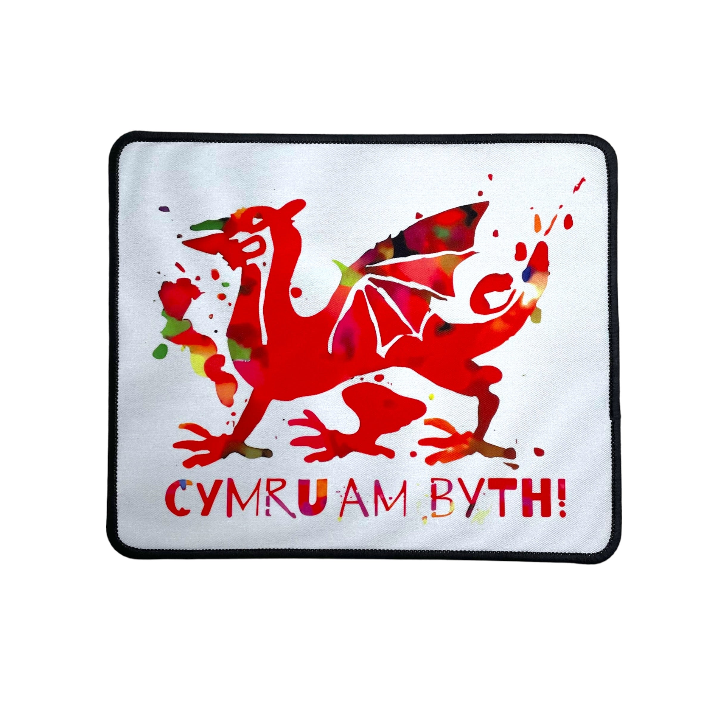 Welsh Dragon - Cymru Am Byth Mouse Mat Computer Accessory