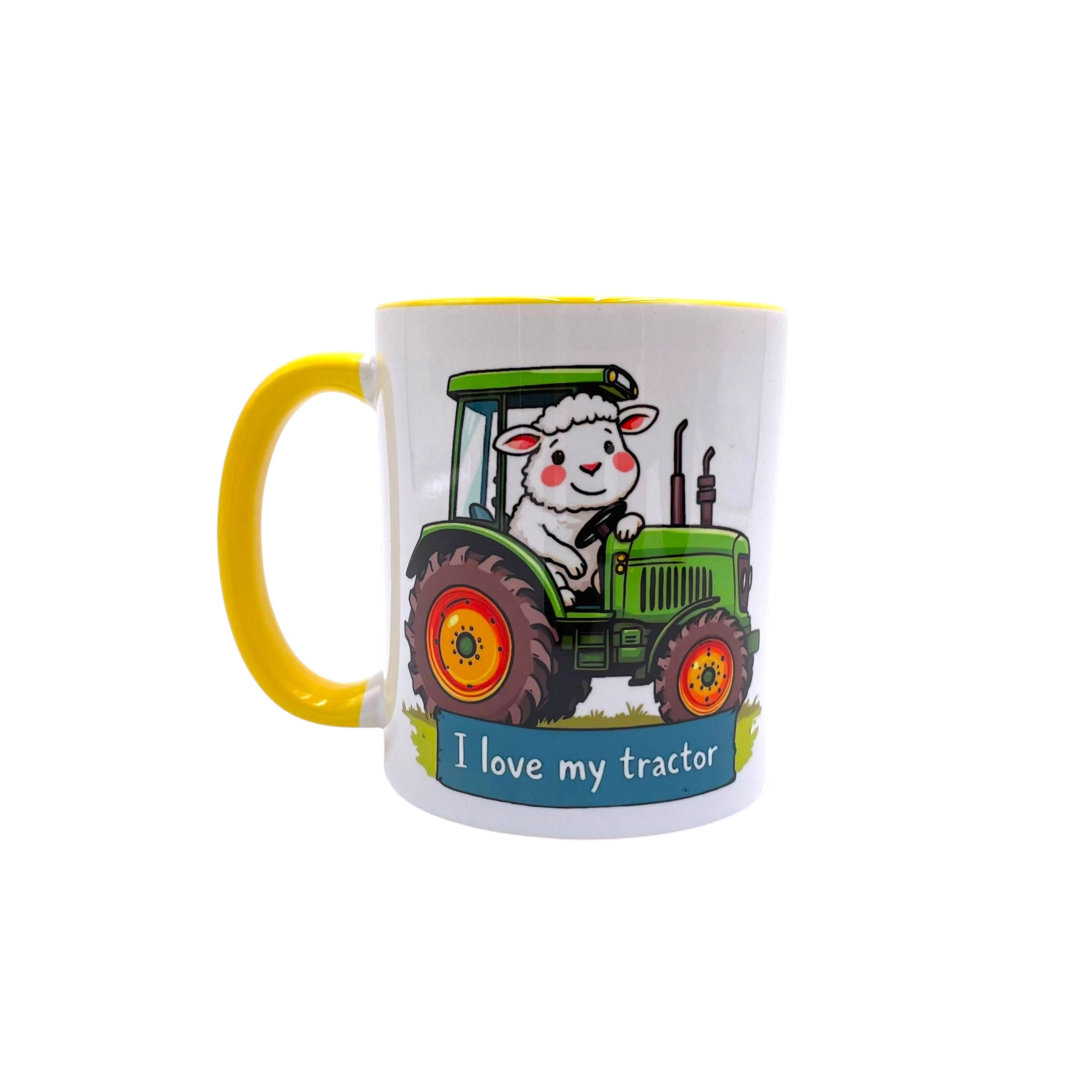 I love My Tractor - Happy Sheep Mug