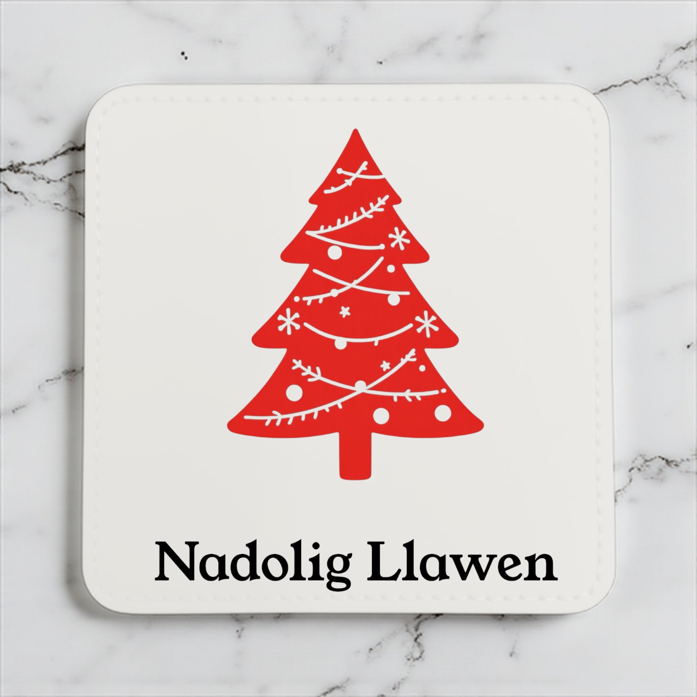 Nadolig Llawen Coaster Set