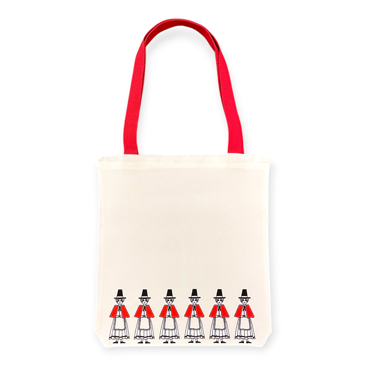 Welsh Lady Tote Bag - Vintage Welsh Design Shopping Bag and Souvenir