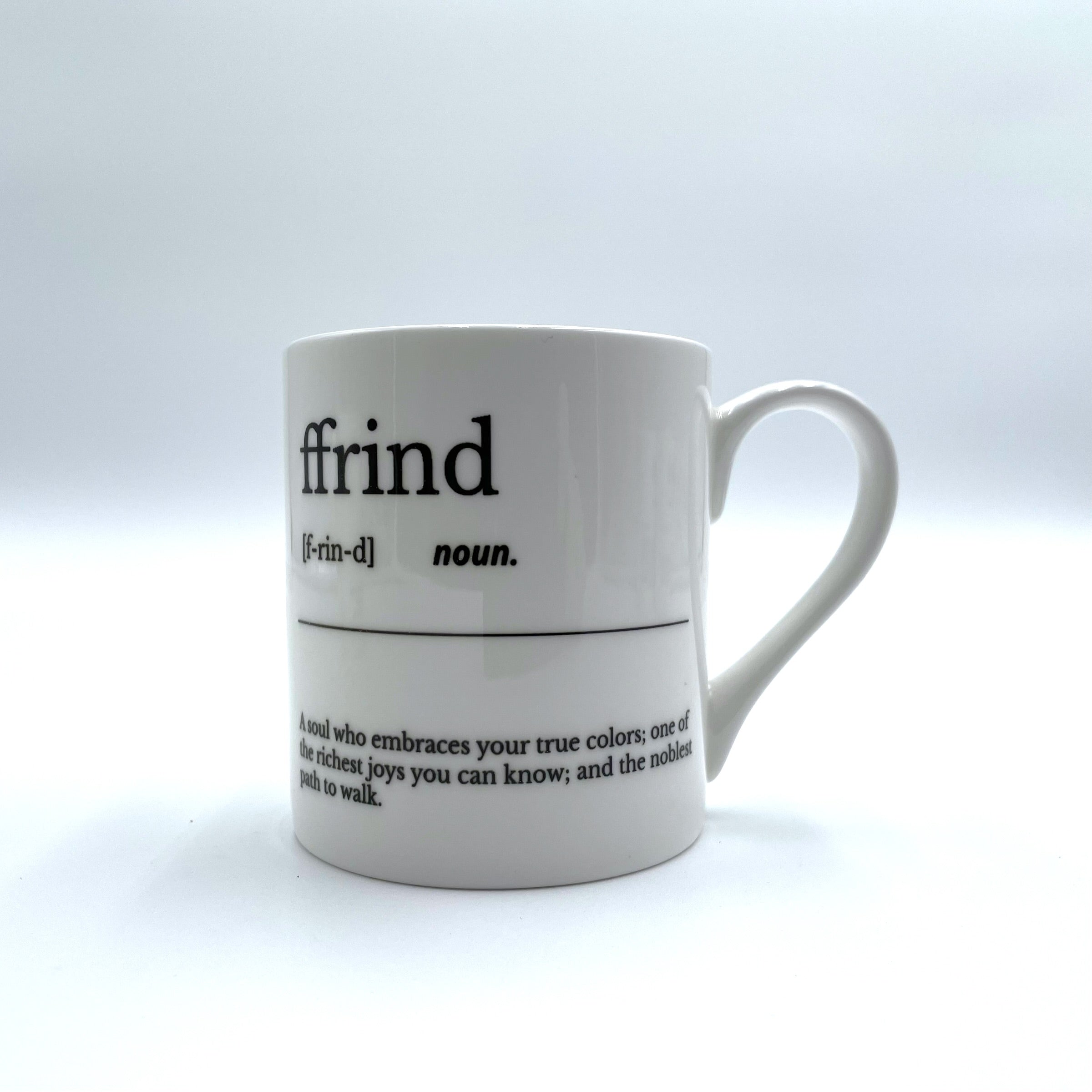 Ffrind (enw) - Mwg Tsieina Esgyrn Disgrifiadol