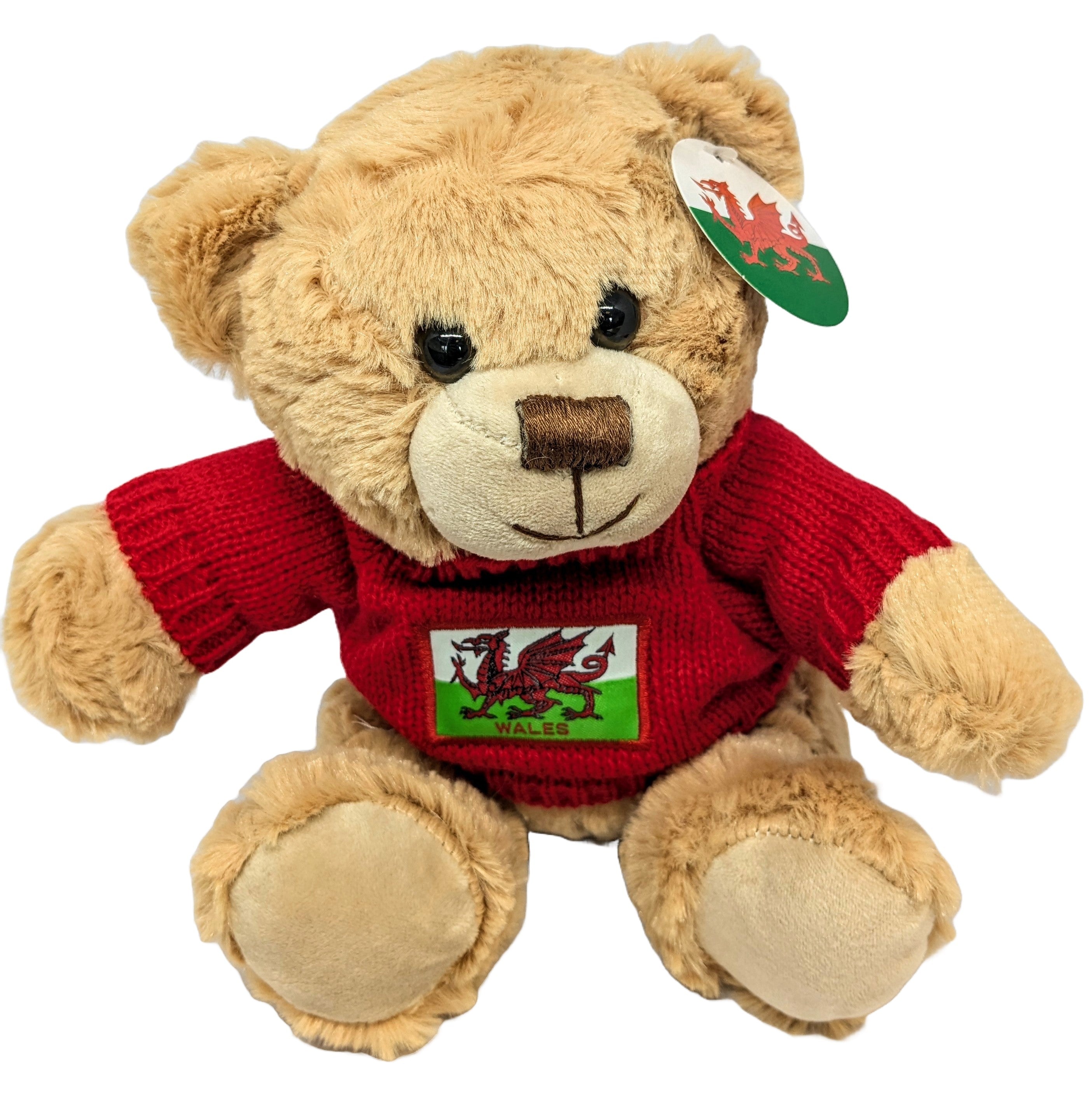 Tedi Bear Baner Ddraig Goch Cymru