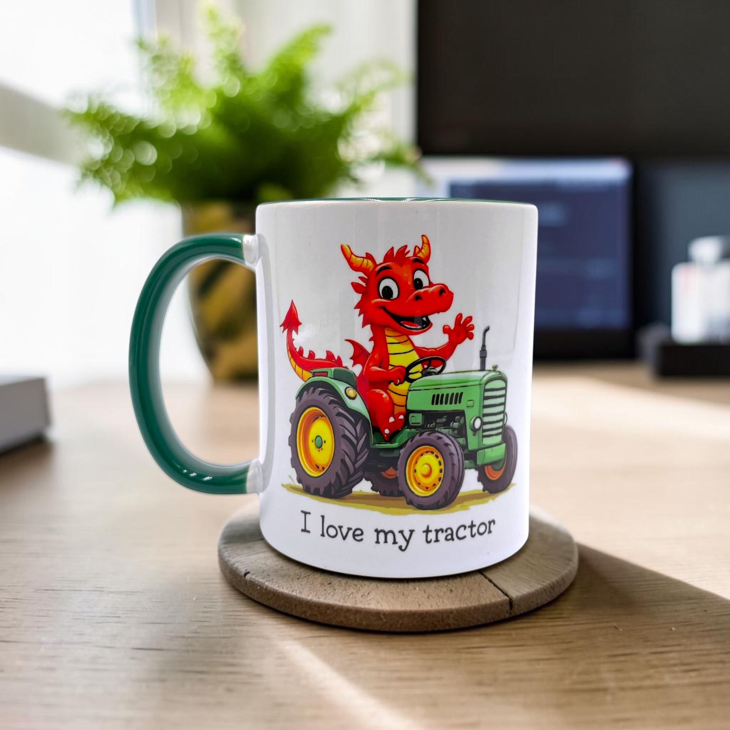 I Love My Tractor - Happy Dragon Mug