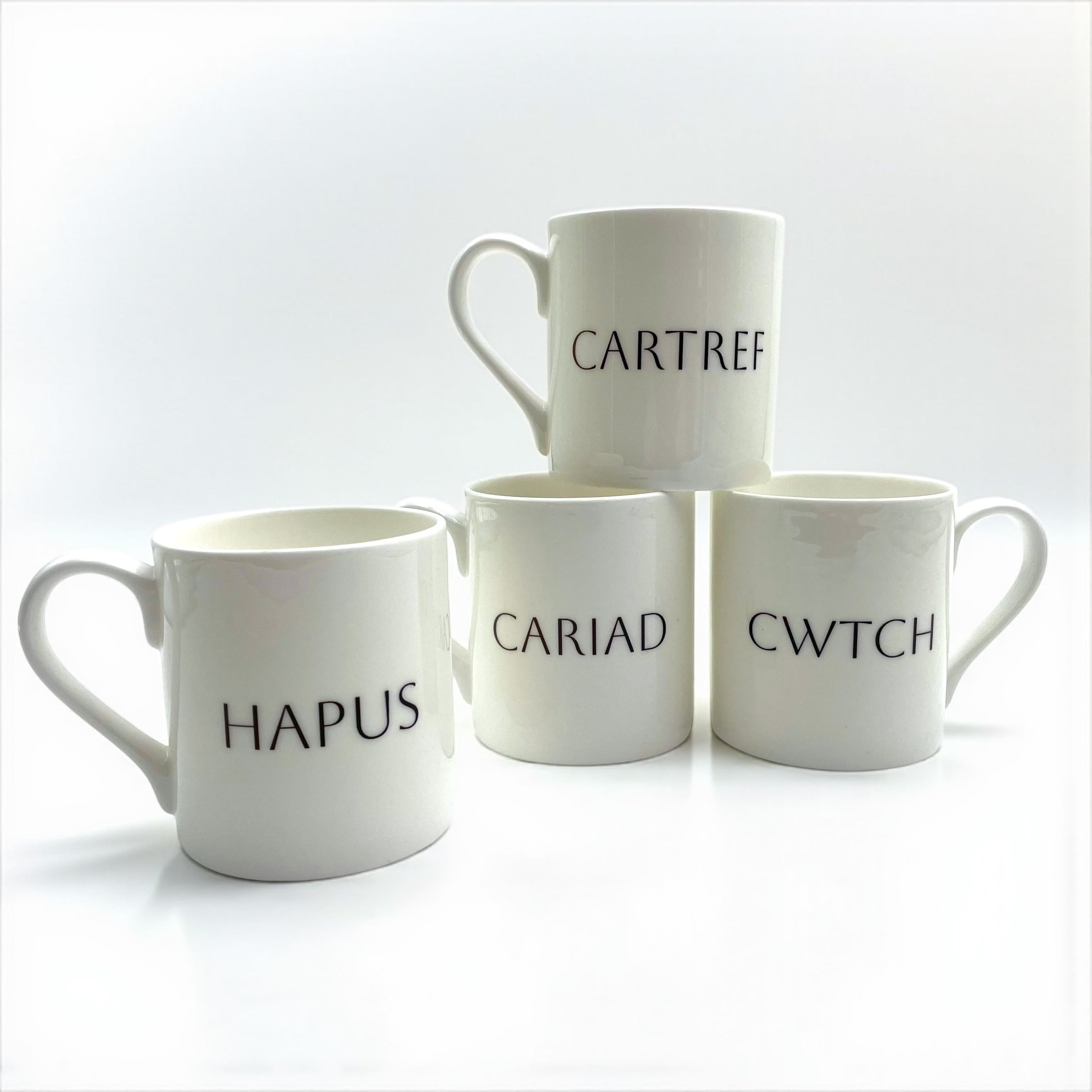 The Love Noun Bone China Mug Set