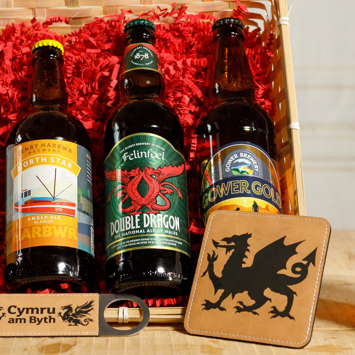 Welsh Hamper - Taste of Wales Ale Gift Hamper Food & Drink Gift Set