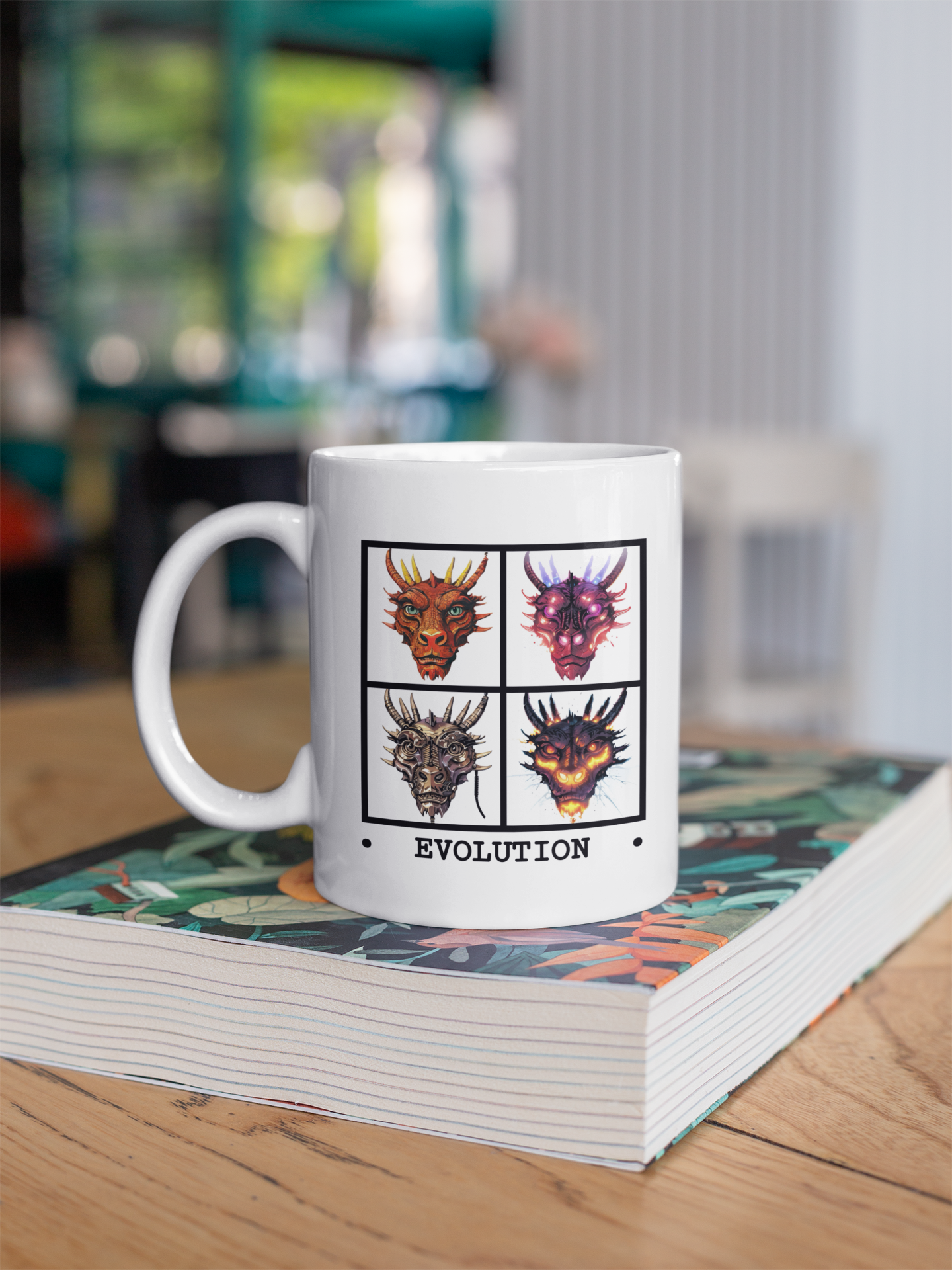 The Welsh Dragon Evolution Mug