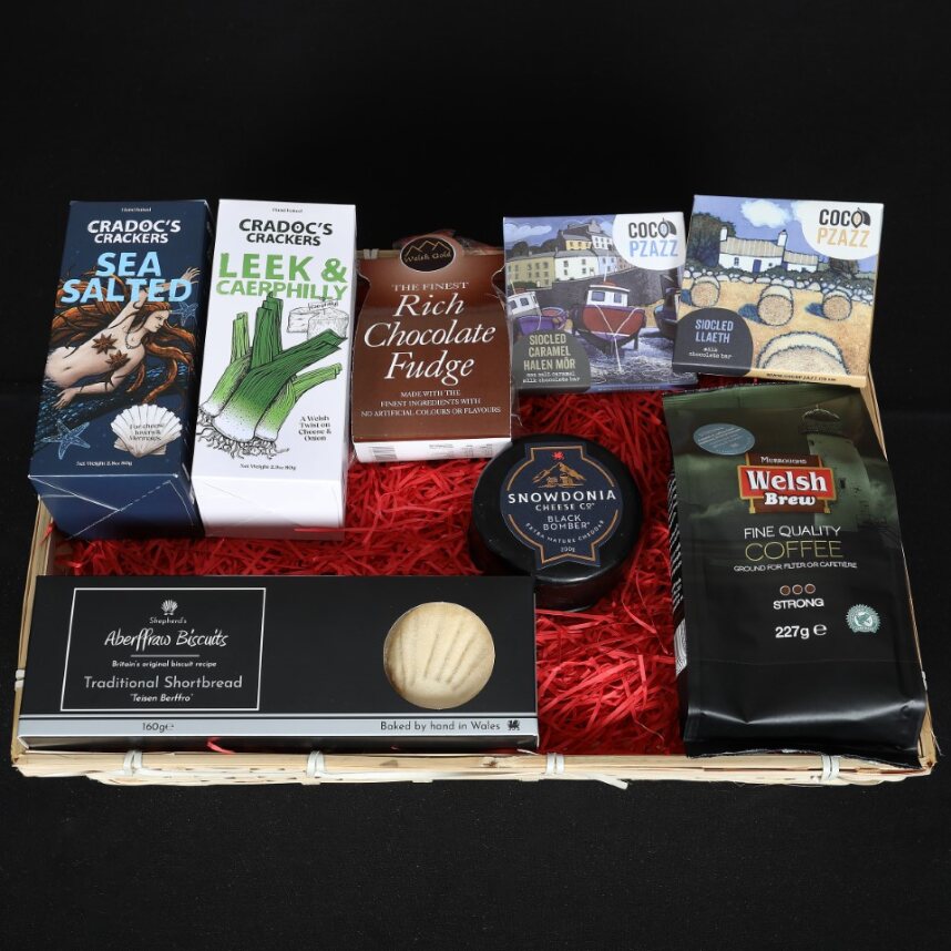 Welsh Hamper - Coffee, Chocolate & Cheese Gift Set Food & Drink Gift Set
