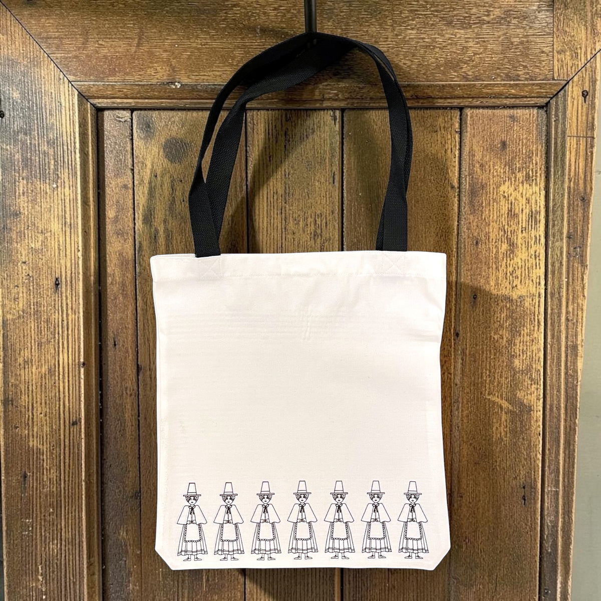 Welsh Lady Black Line Drawing Tote Bag - Minimalist Welsh Heritage Design and Gift