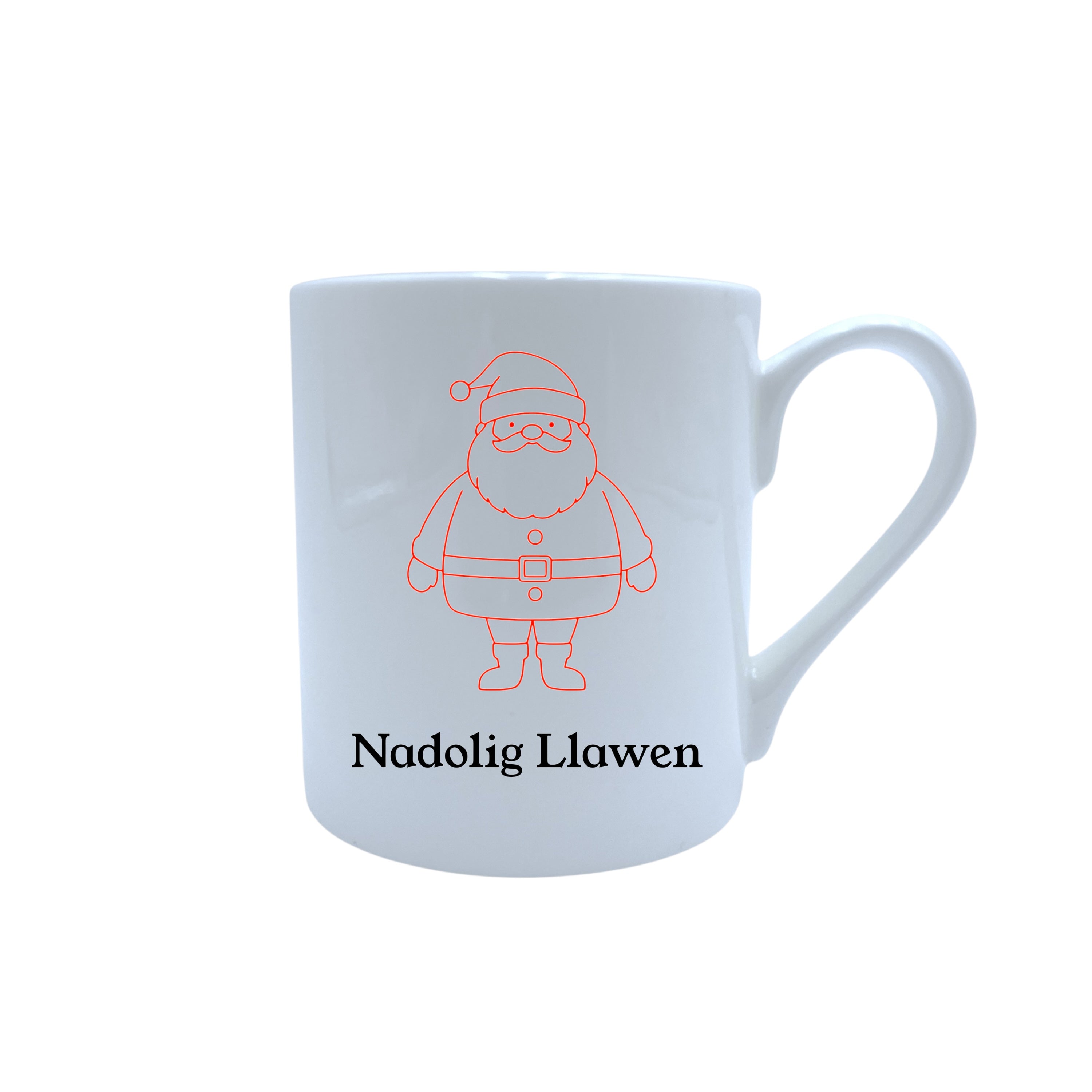 Nadolig Llawen Bone China Mug Set