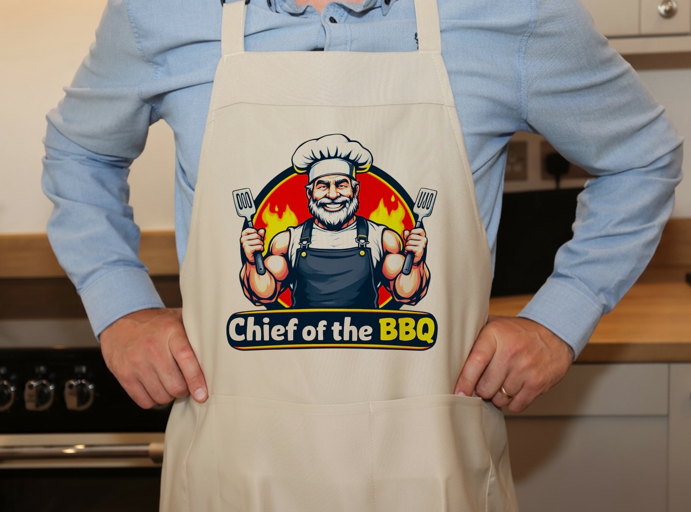 Chief Of The BBQ Sand Apron