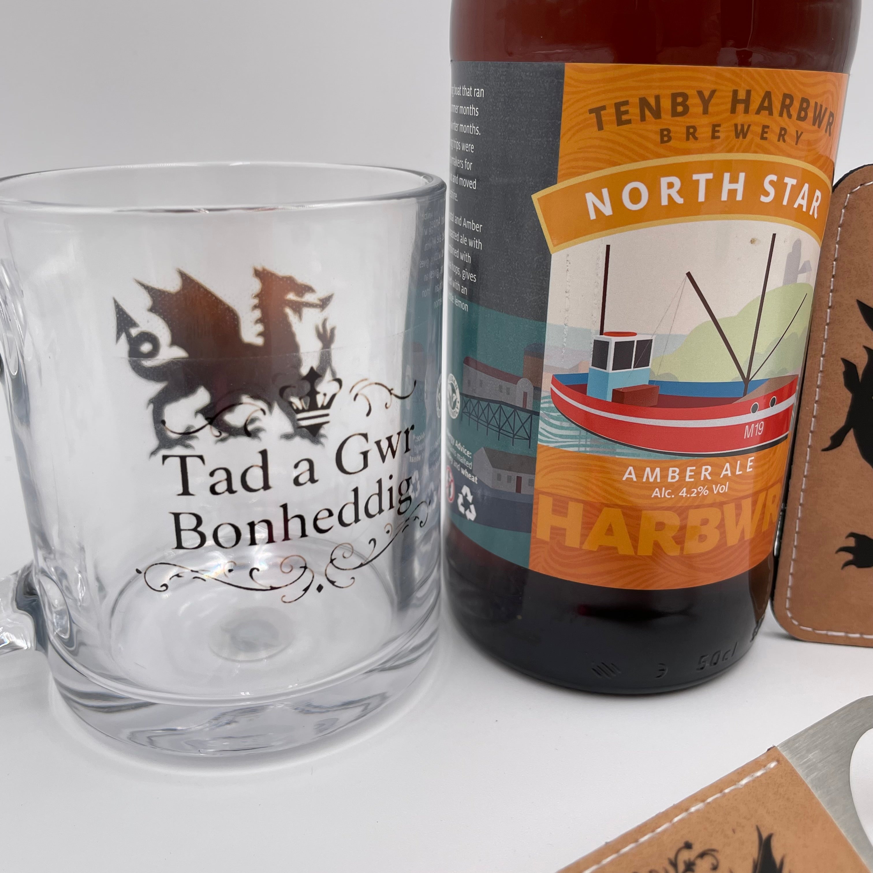 A Father and a Gentleman Glass and Ale Gift set