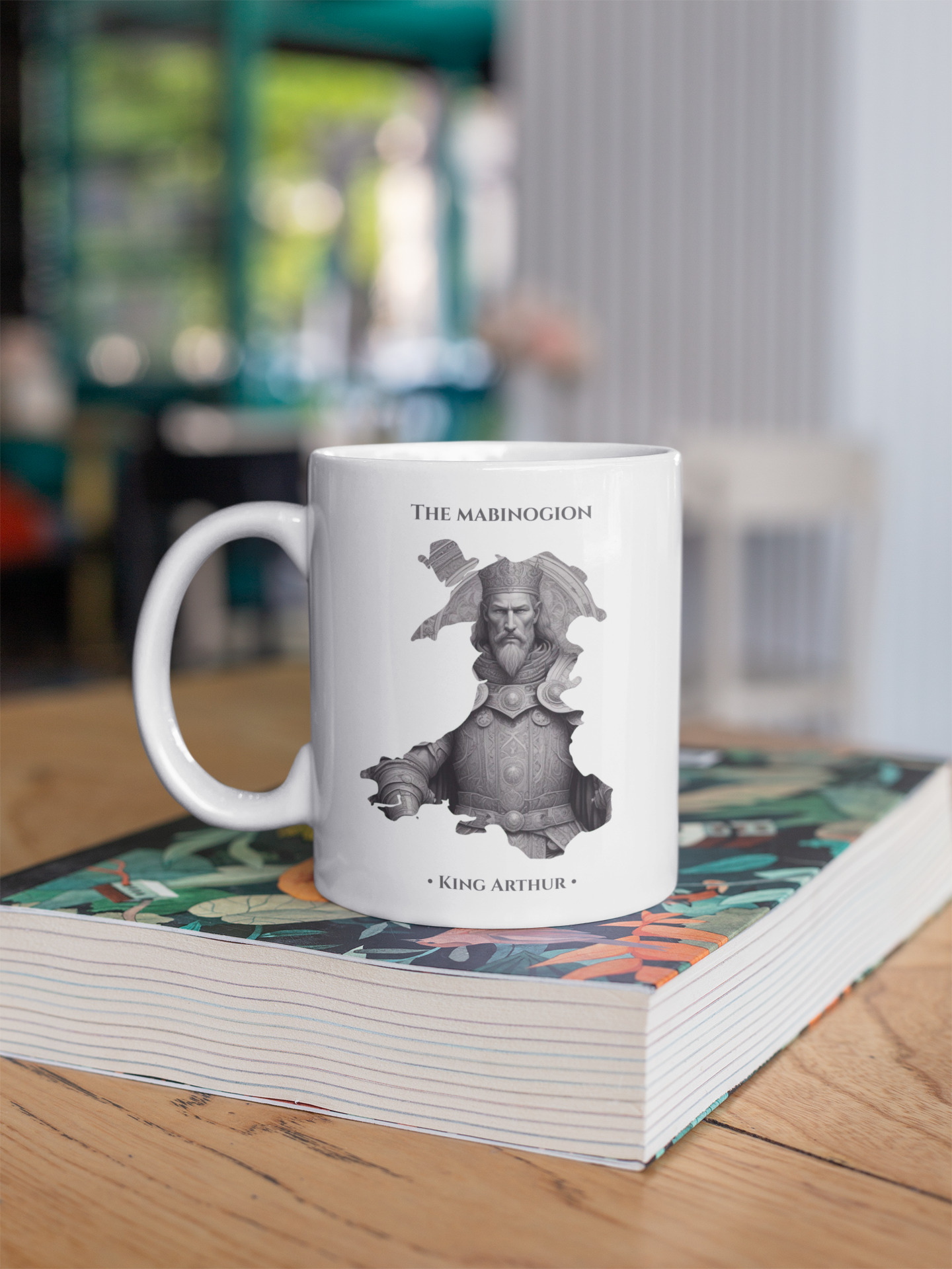 The Mabinogion King Arthur Mug