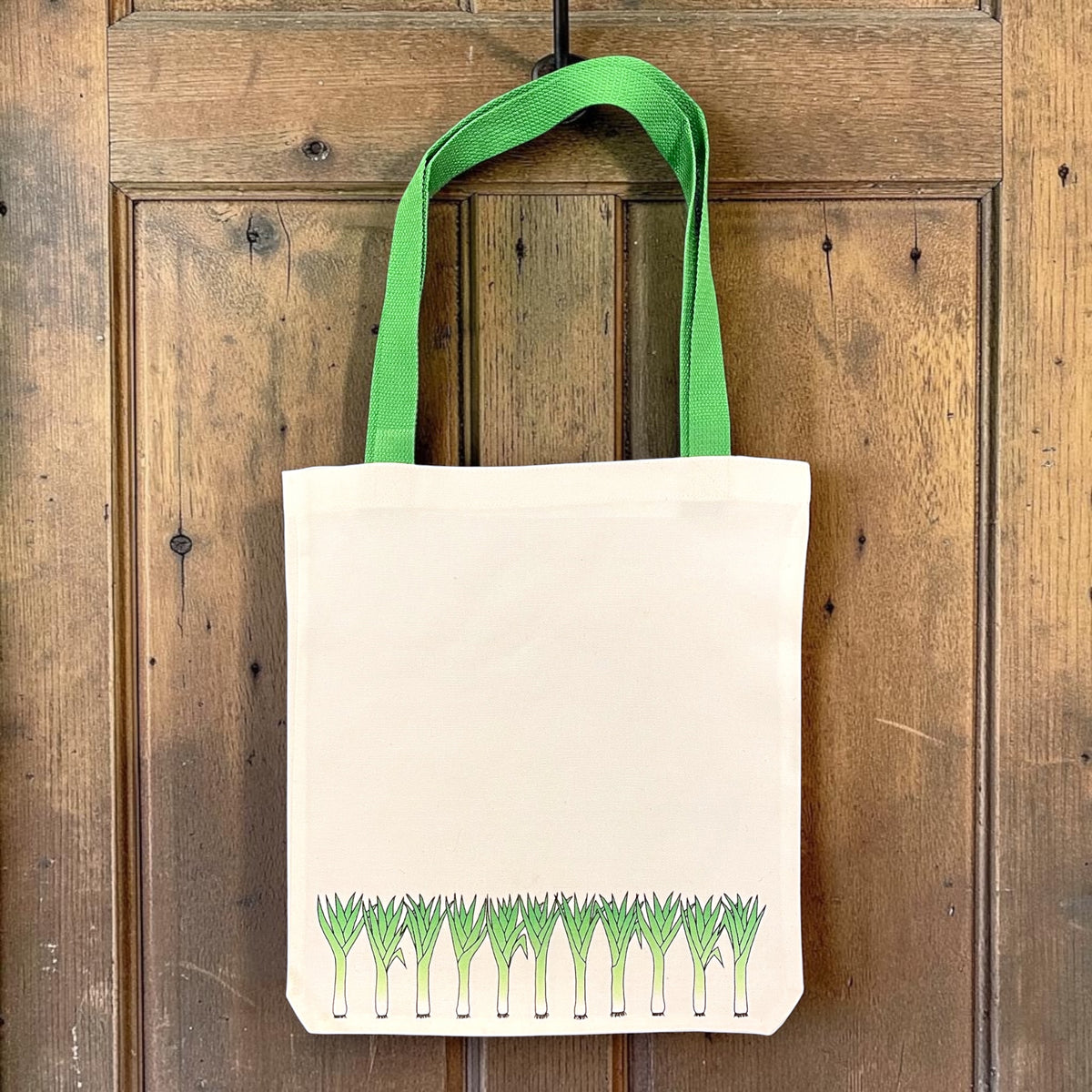 Welsh Leek Tote Bag - National Symbol of Wales Design Shopping Bag and Gift