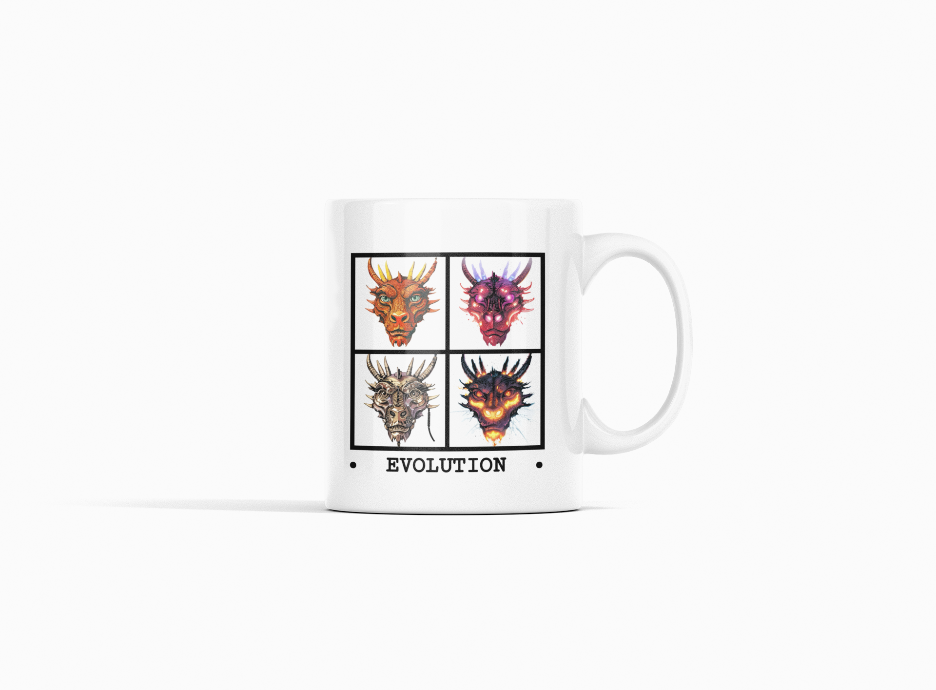 The Welsh Dragon Evolution Mug