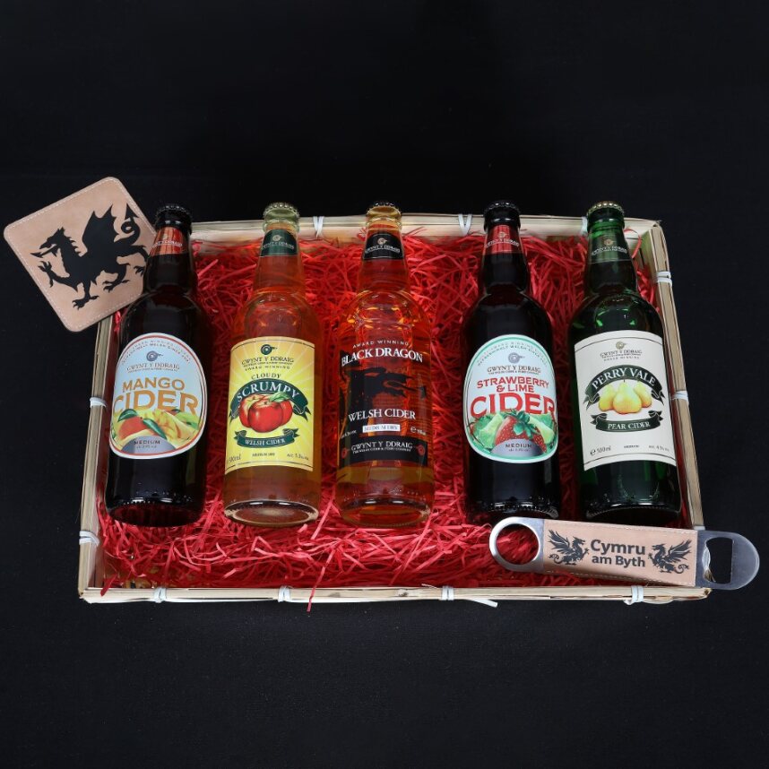 Welsh Hamper - Taste of Wales Cider Gift Hamper Food & Drink Gift Set