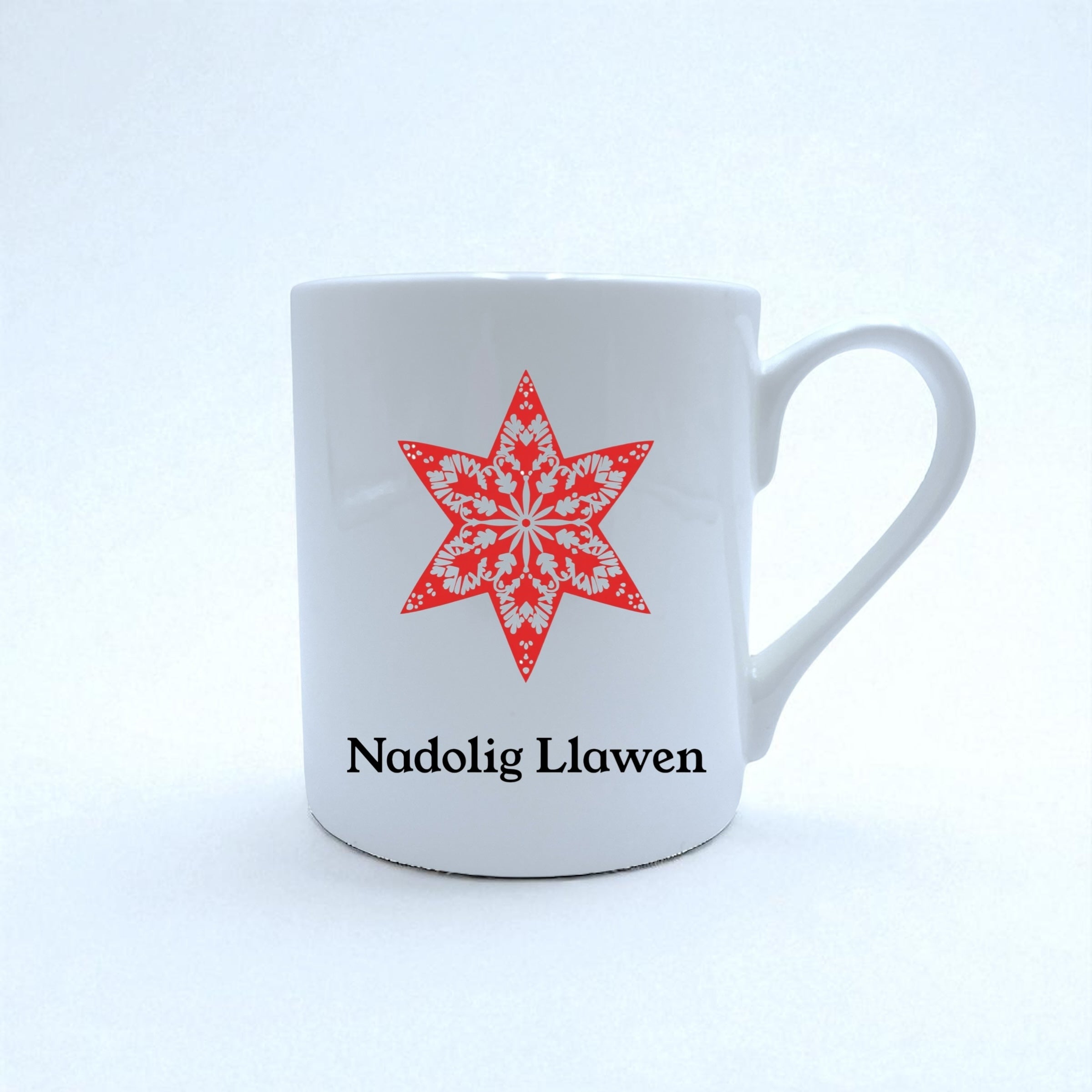 Nadolig Llawen Bone China Mug Set