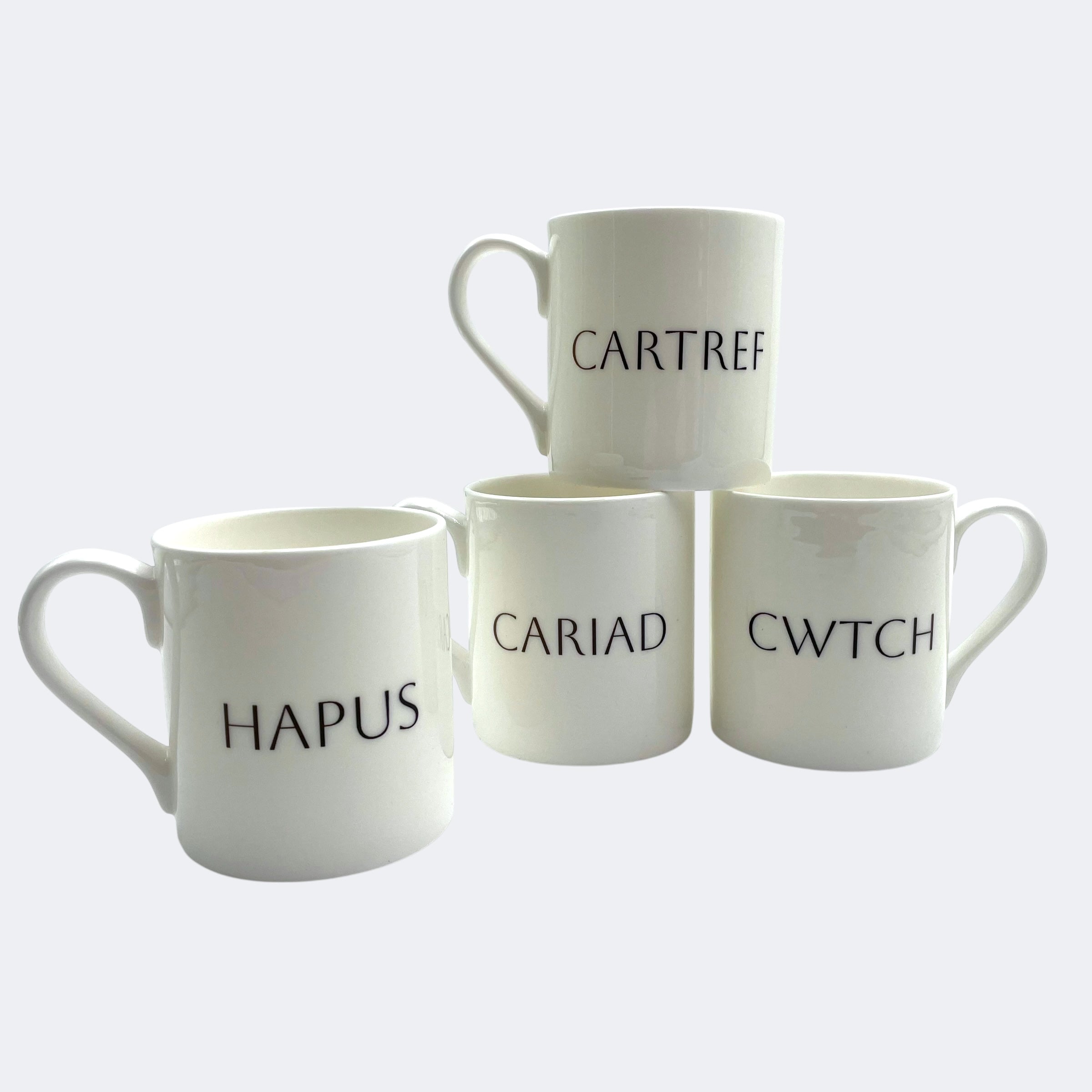 The Love Noun Bone China Mug Set