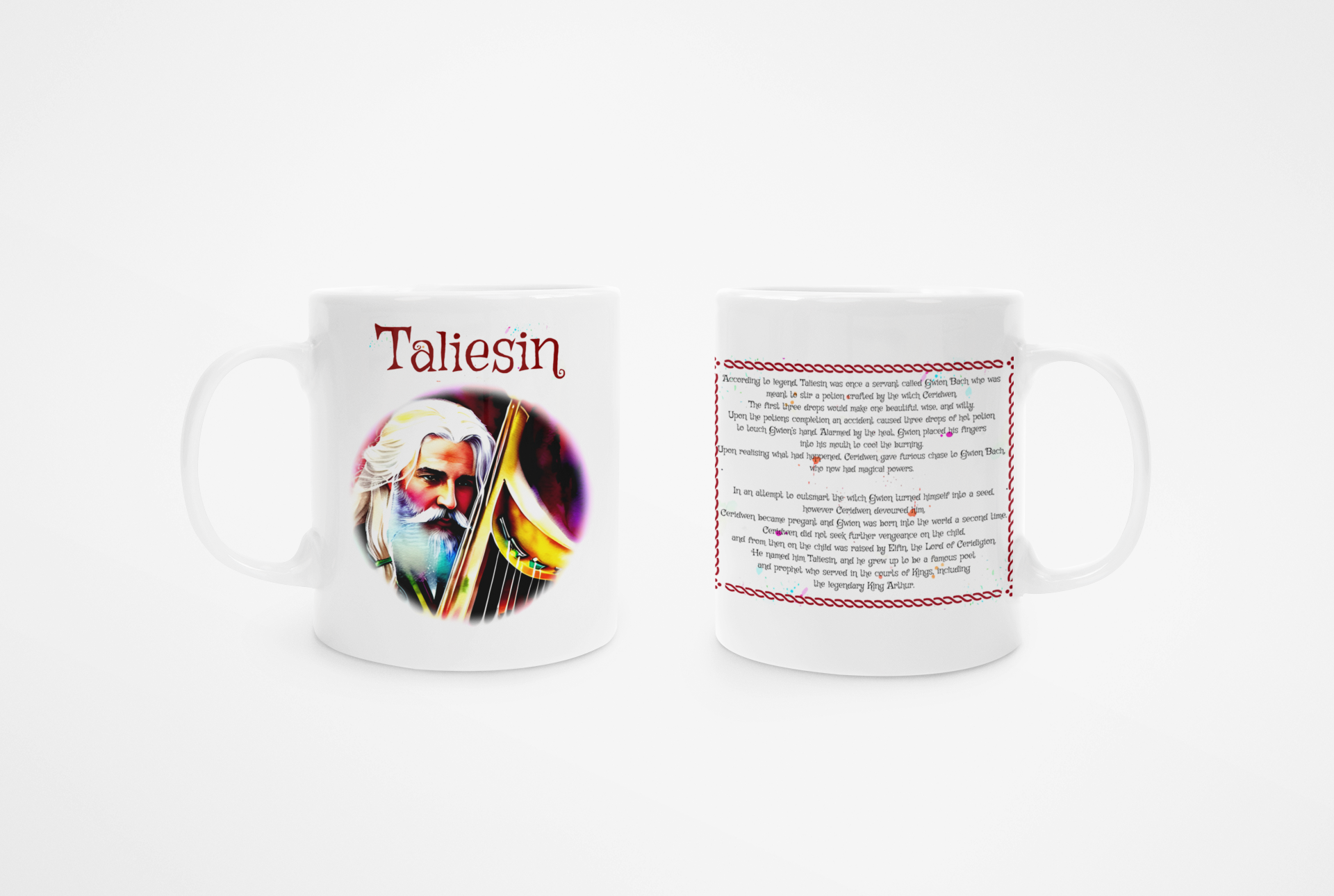 Taliesin - Water Colour Legend Mug