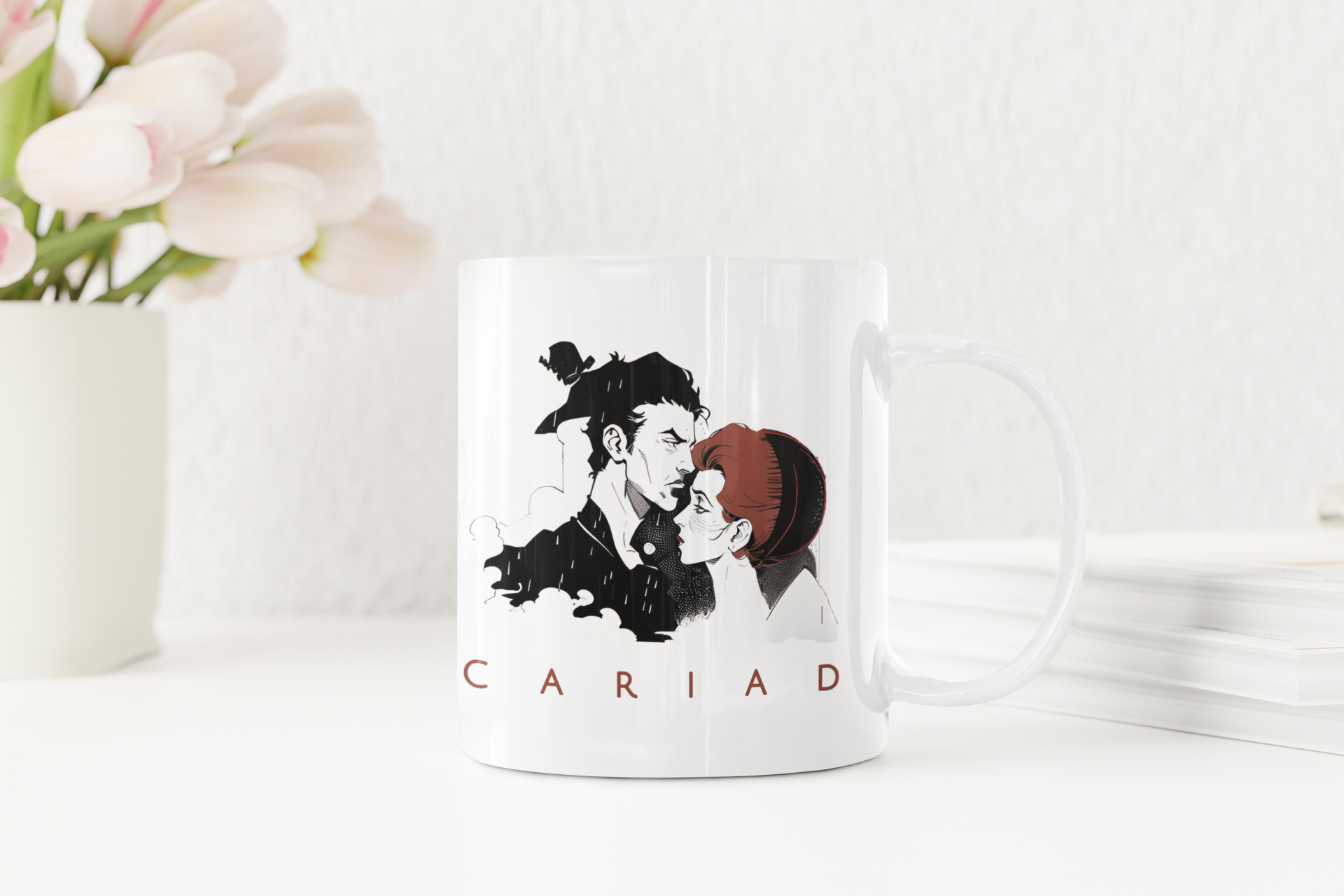 Cariad Welsh Love Story Mug