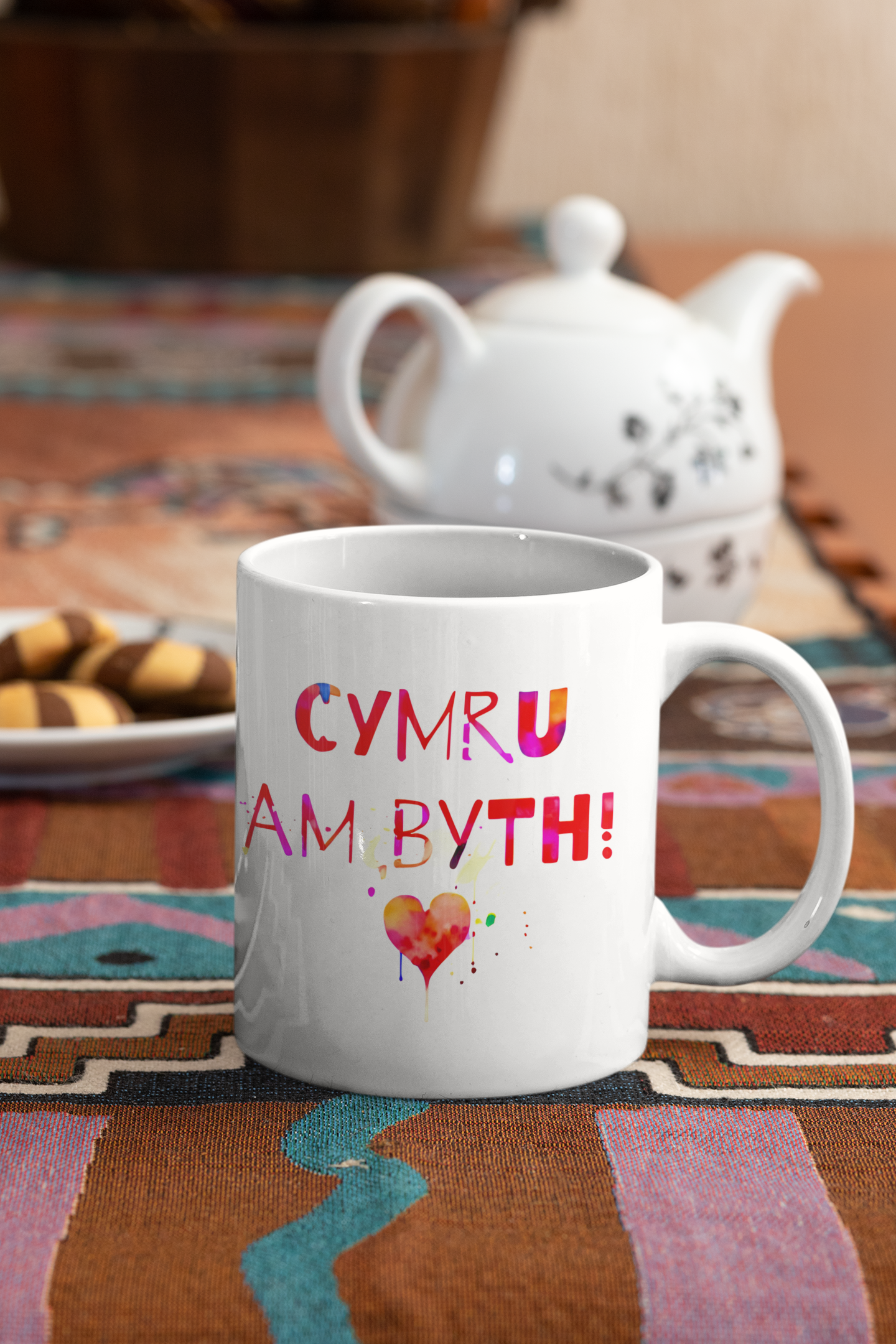 Welsh Dragon Art Cymru am byth Mwg