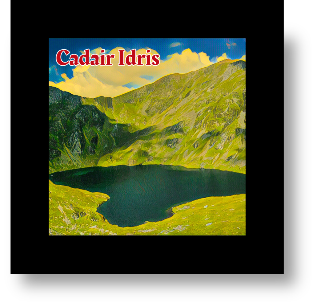 Vintage Travel – Cadair Idris Glass Coaster