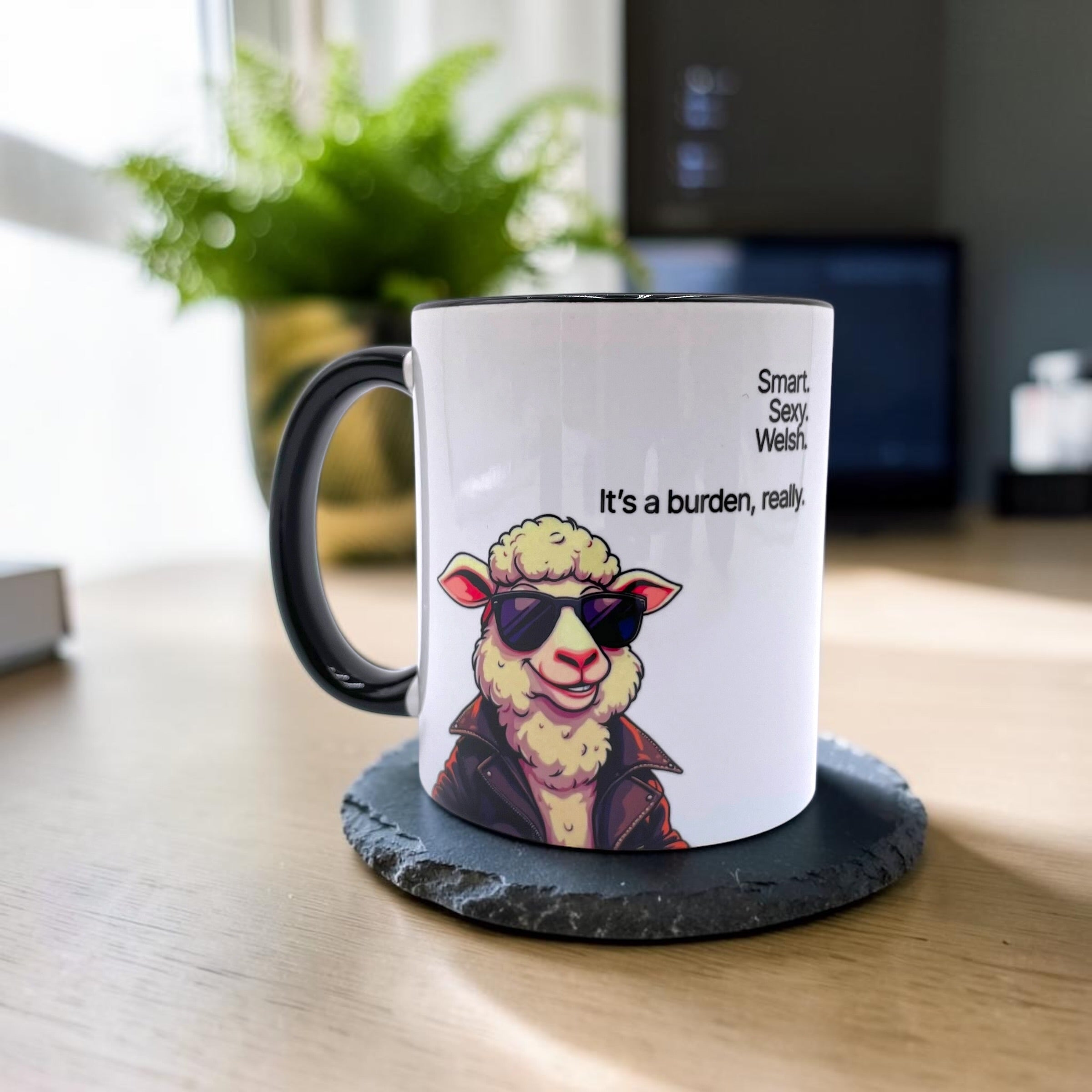 Smart, Sexy, Welsh. It's a burden really. - Funny Welsh Mug