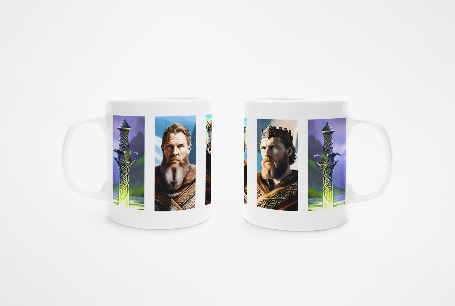 Welsh Legends - King Arthur Excalibur Sword Mug