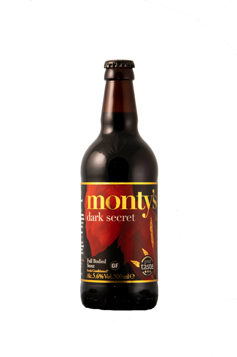 Monty's Dark Secret Export Full Bodied Stout