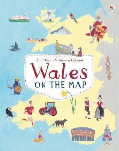 Book - Wales on the Map by Elin Meek - Hardback