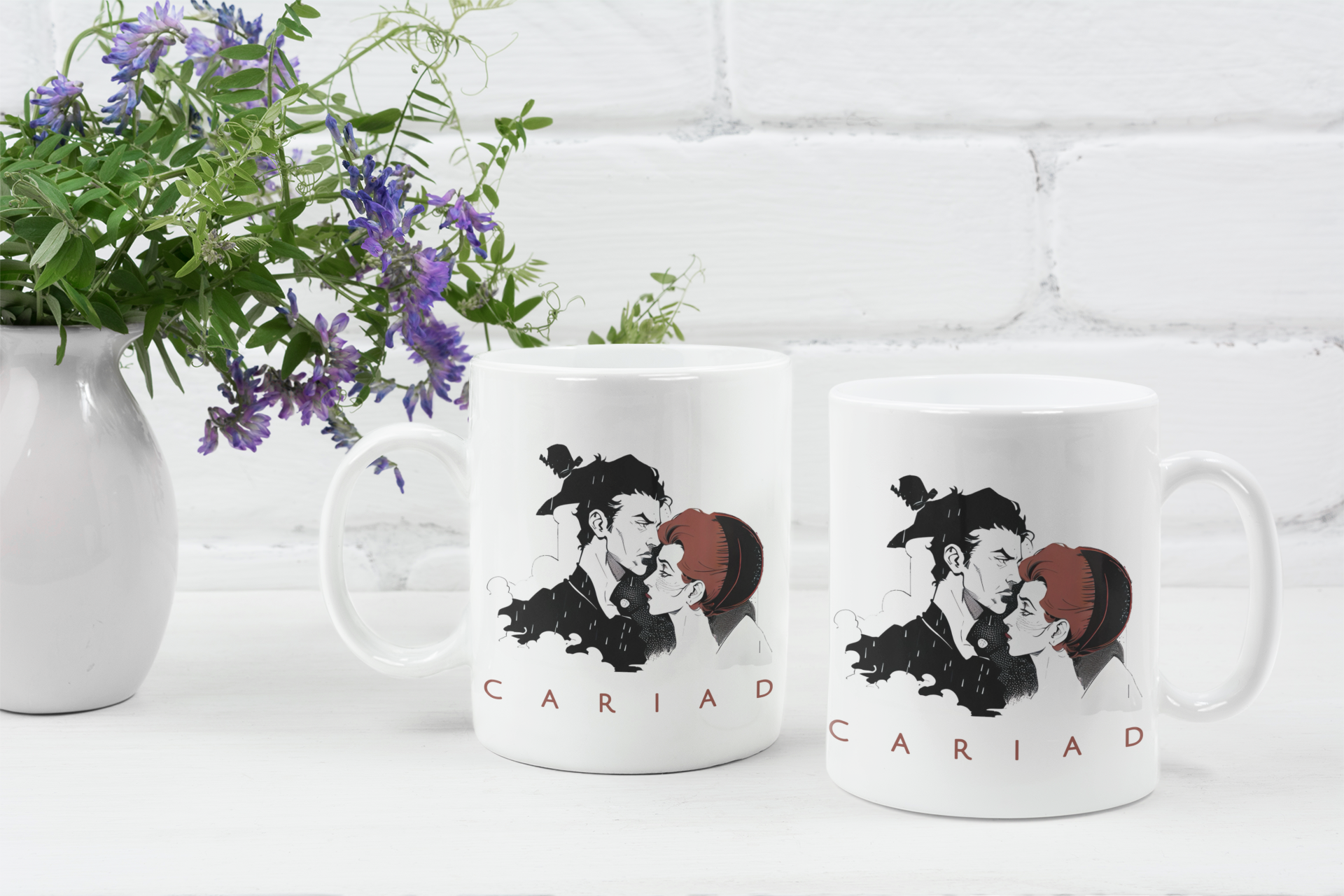 Cariad Welsh Love Story Mug