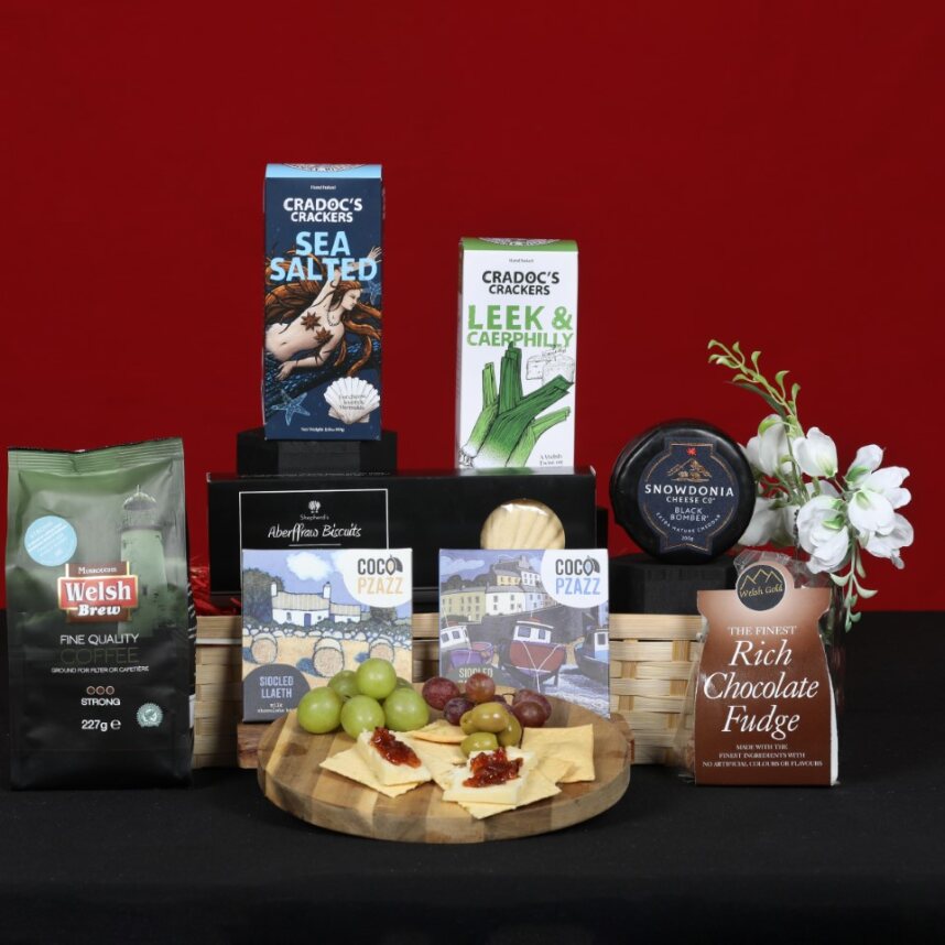 Welsh Hamper - Coffee, Chocolate & Cheese Gift Set Food & Drink Gift Set