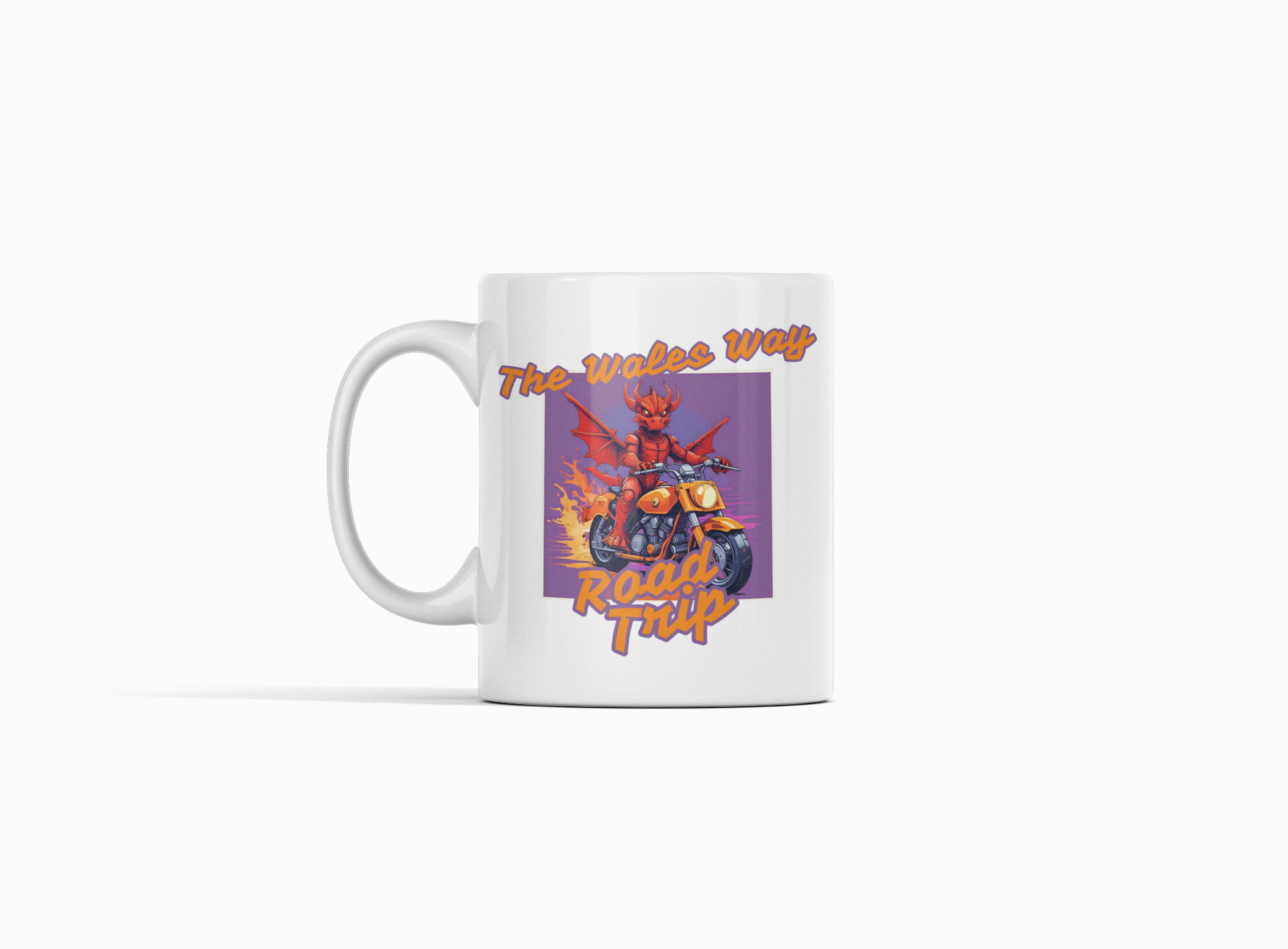 The Wales Way Road Trip Welsh Dragon Mug