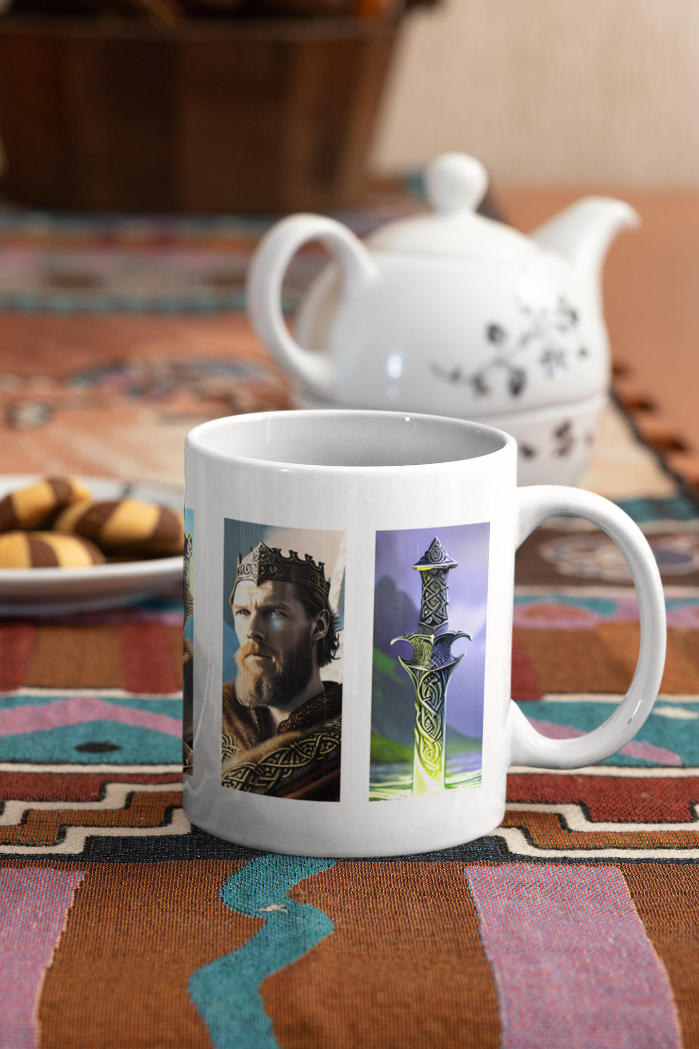 Welsh Legends - King Arthur Excalibur Sword Mug