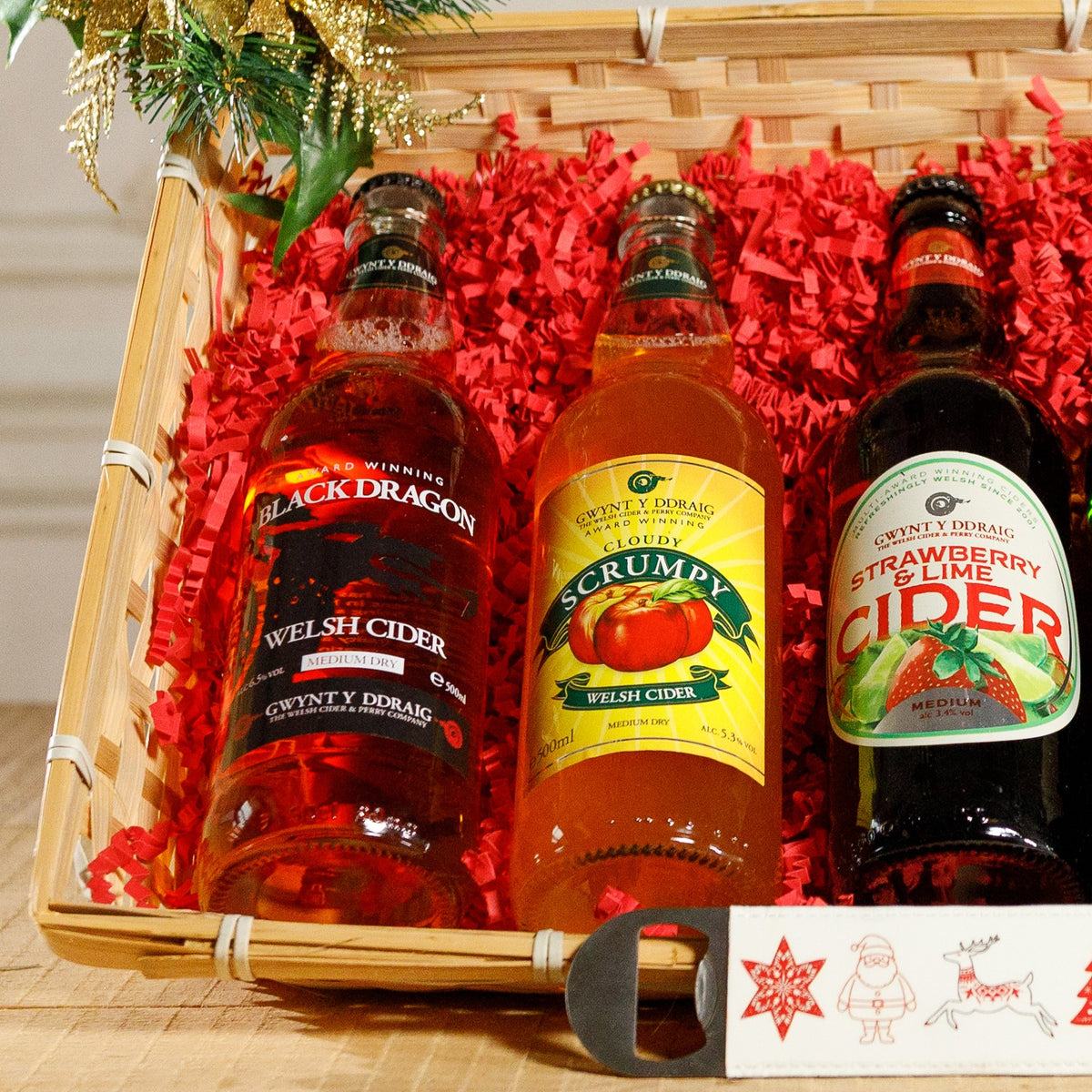 Christmas Taste of Wales Cider Gift Hamper Food & Drink Gift Set