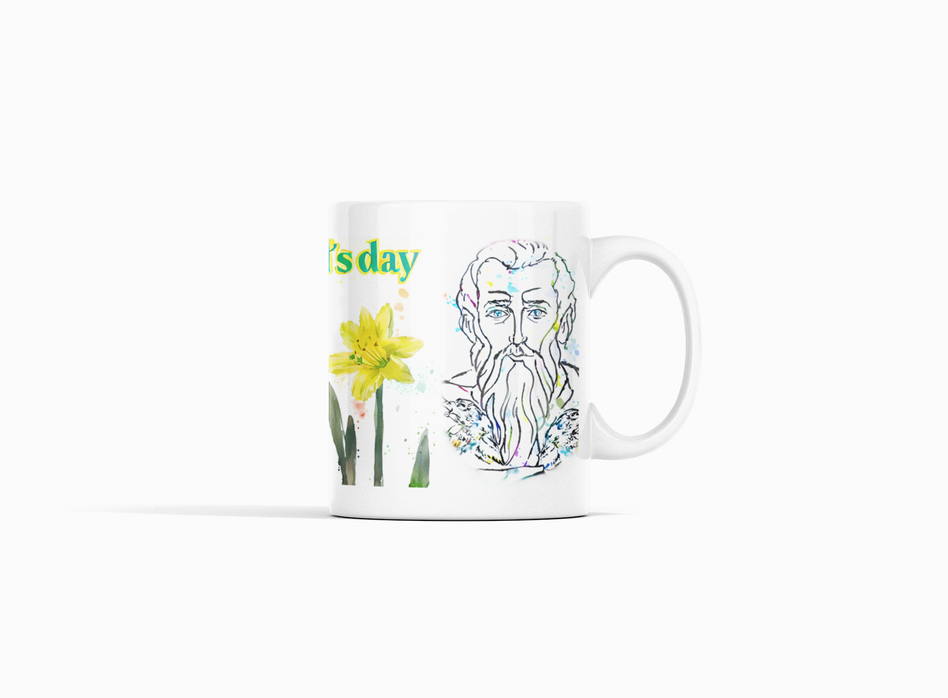 St David's Day - Two Portraits Mug