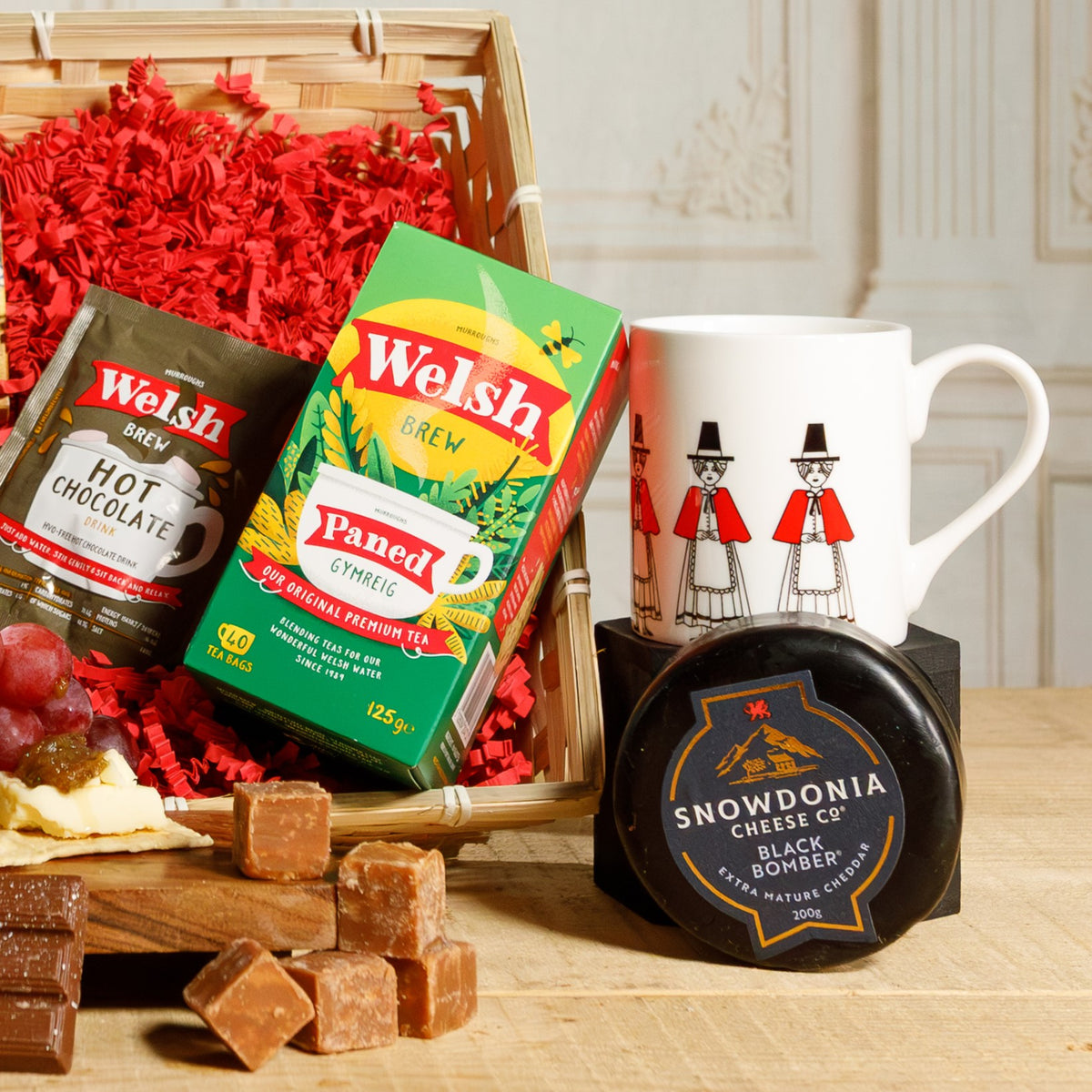 Welsh Hamper - Cheese & Chocolate Gift Set Food & Drink Gift Set