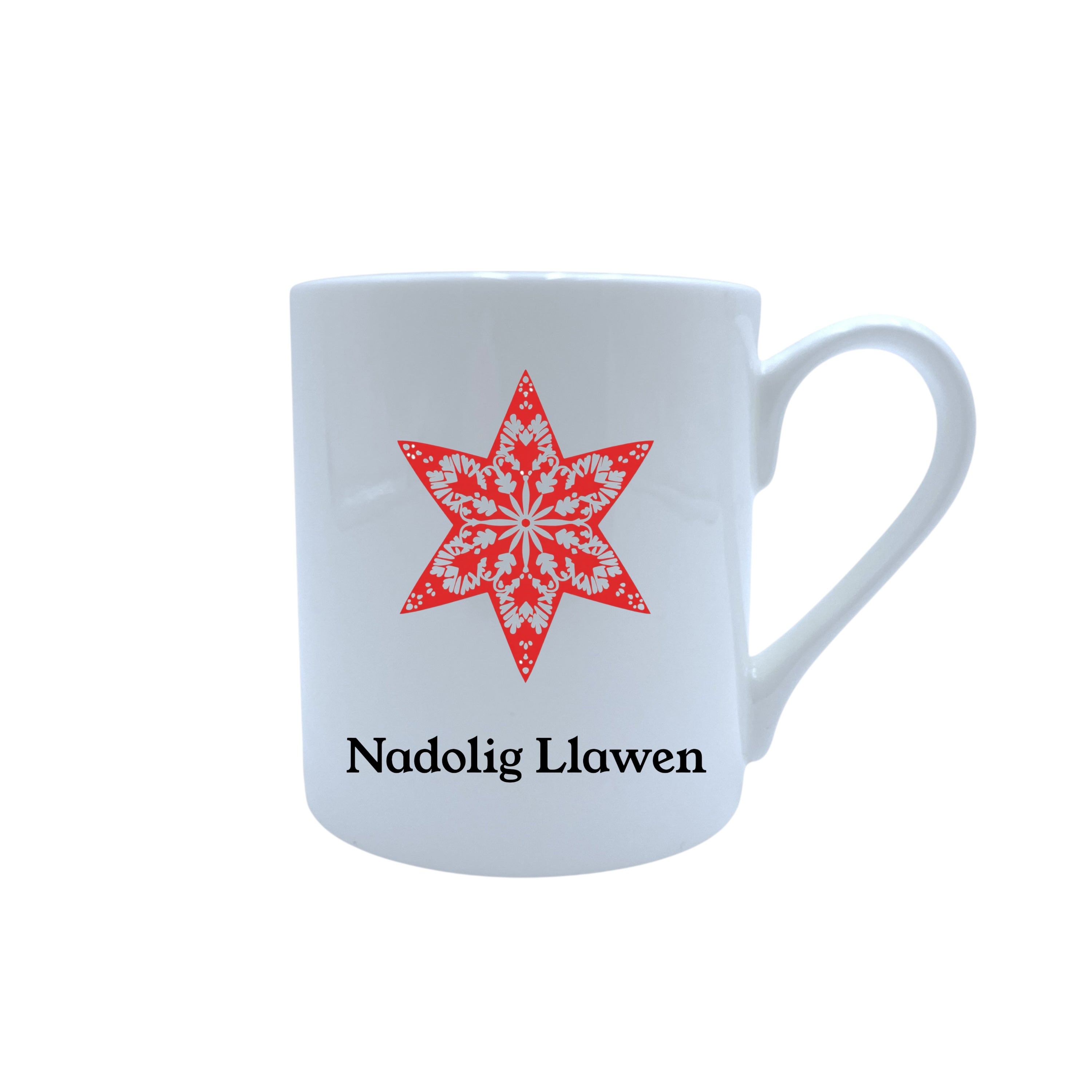 Nadolig Llawen Bone China Mug Set
