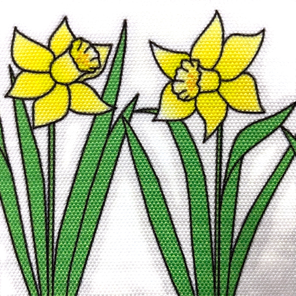 Welsh Daffodil Tote Bag - Traditional Welsh Design Shopping Bag and Gift