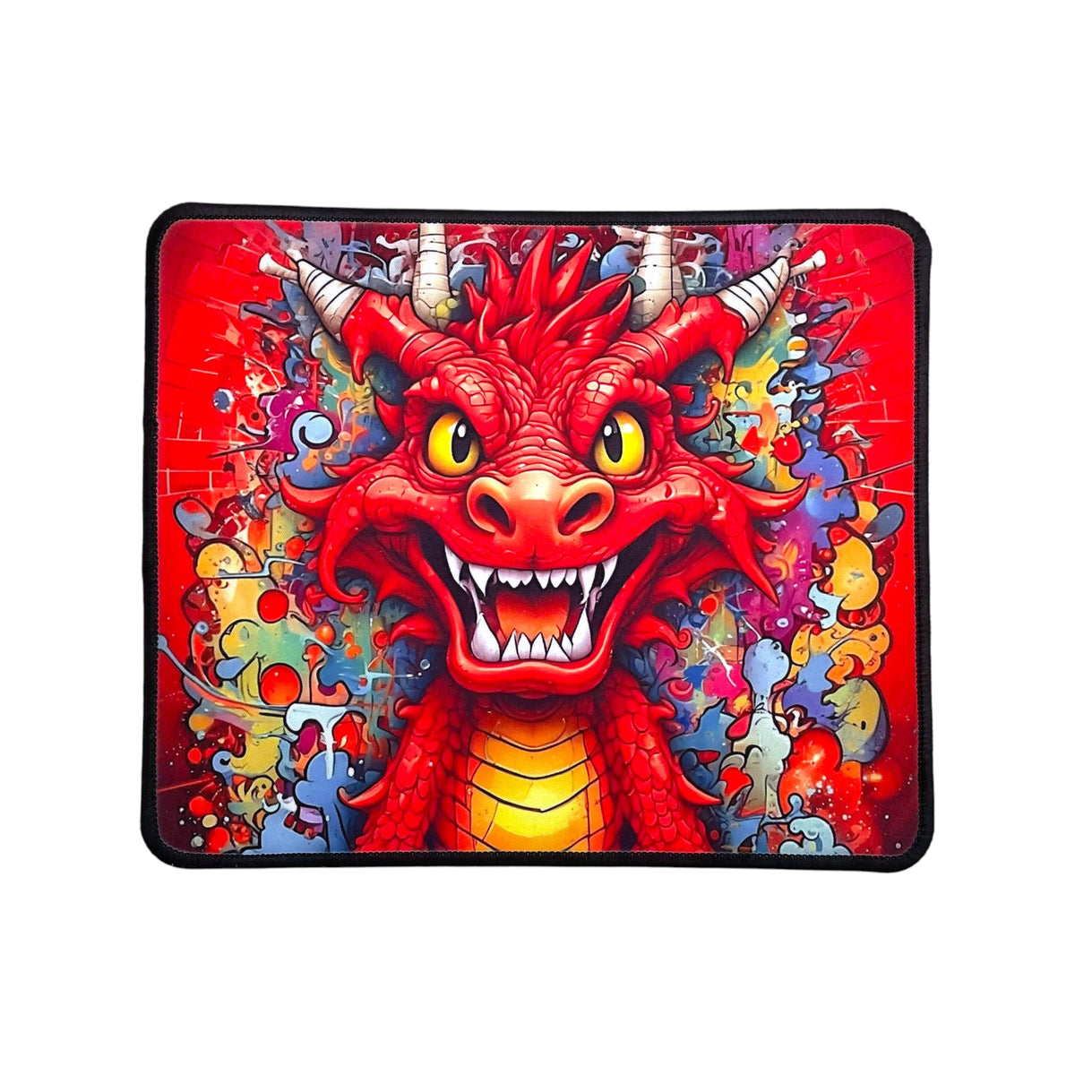 Welsh Dragon Graffiti Mouse Mat