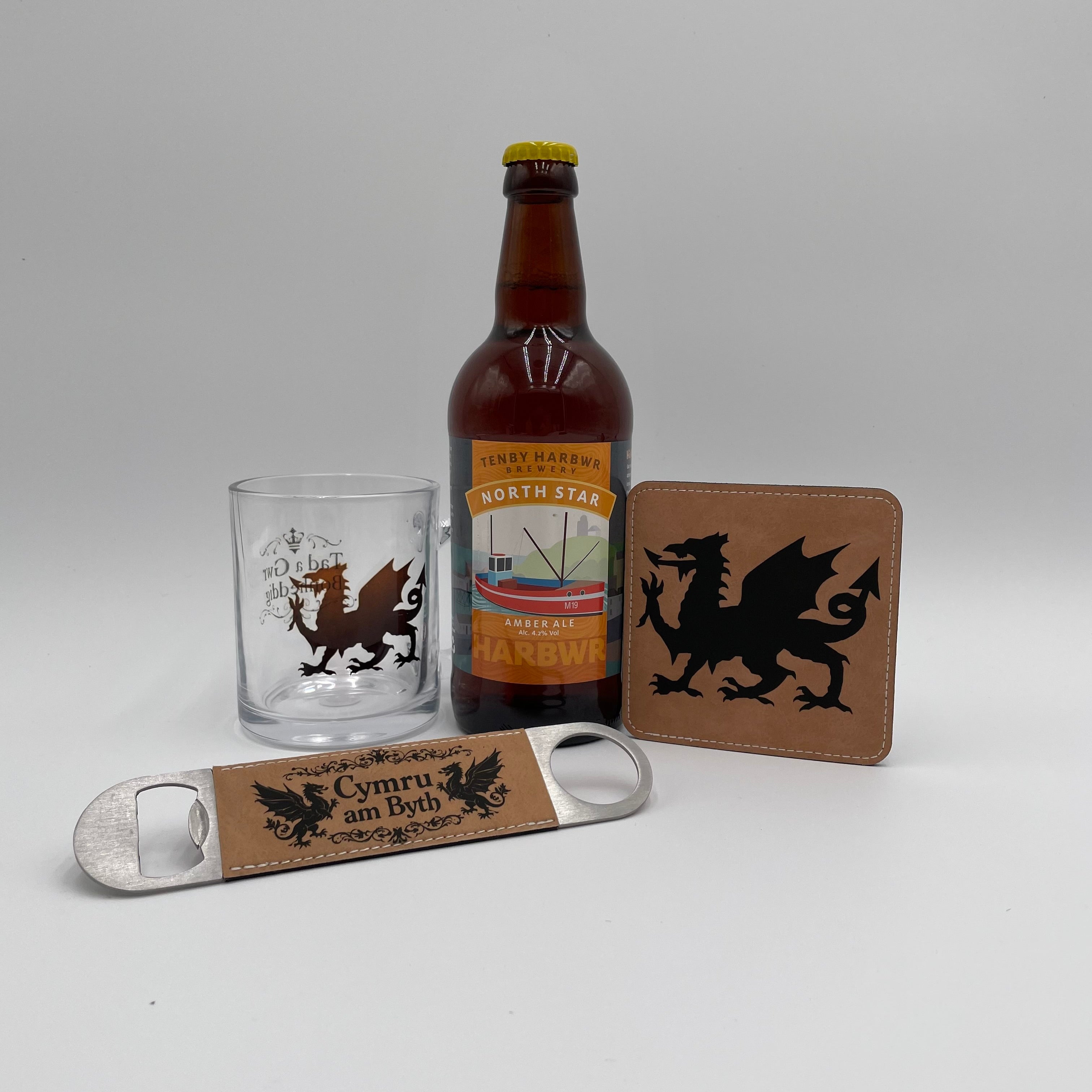 A Father and a Gentleman Glass and Ale Gift set