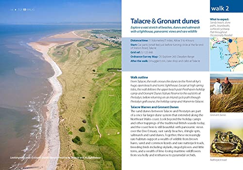 Book - Top 10 Walks Wales Coast Path: North Wales Coast - paperback