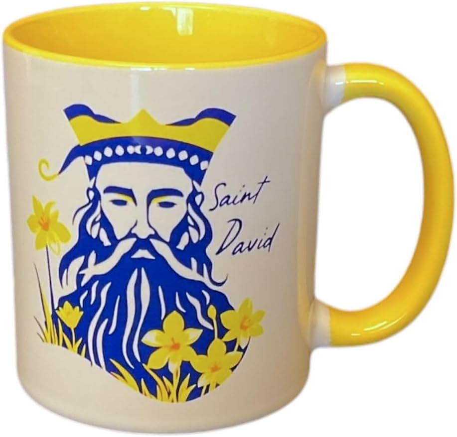 Saint David - Wales In Blue - Mug