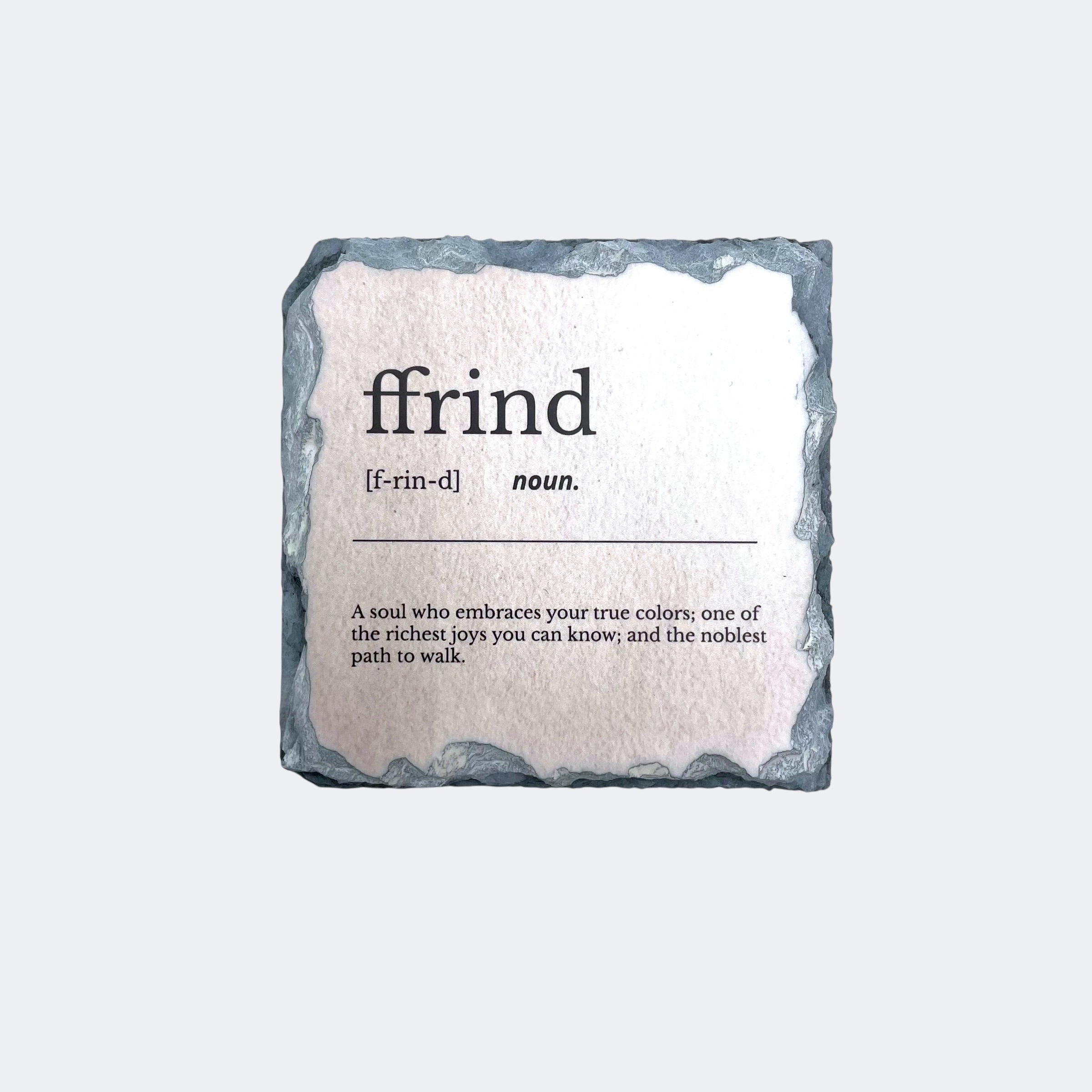 Set Coaster Llechen Disgrifiadol Enwau Cymraeg