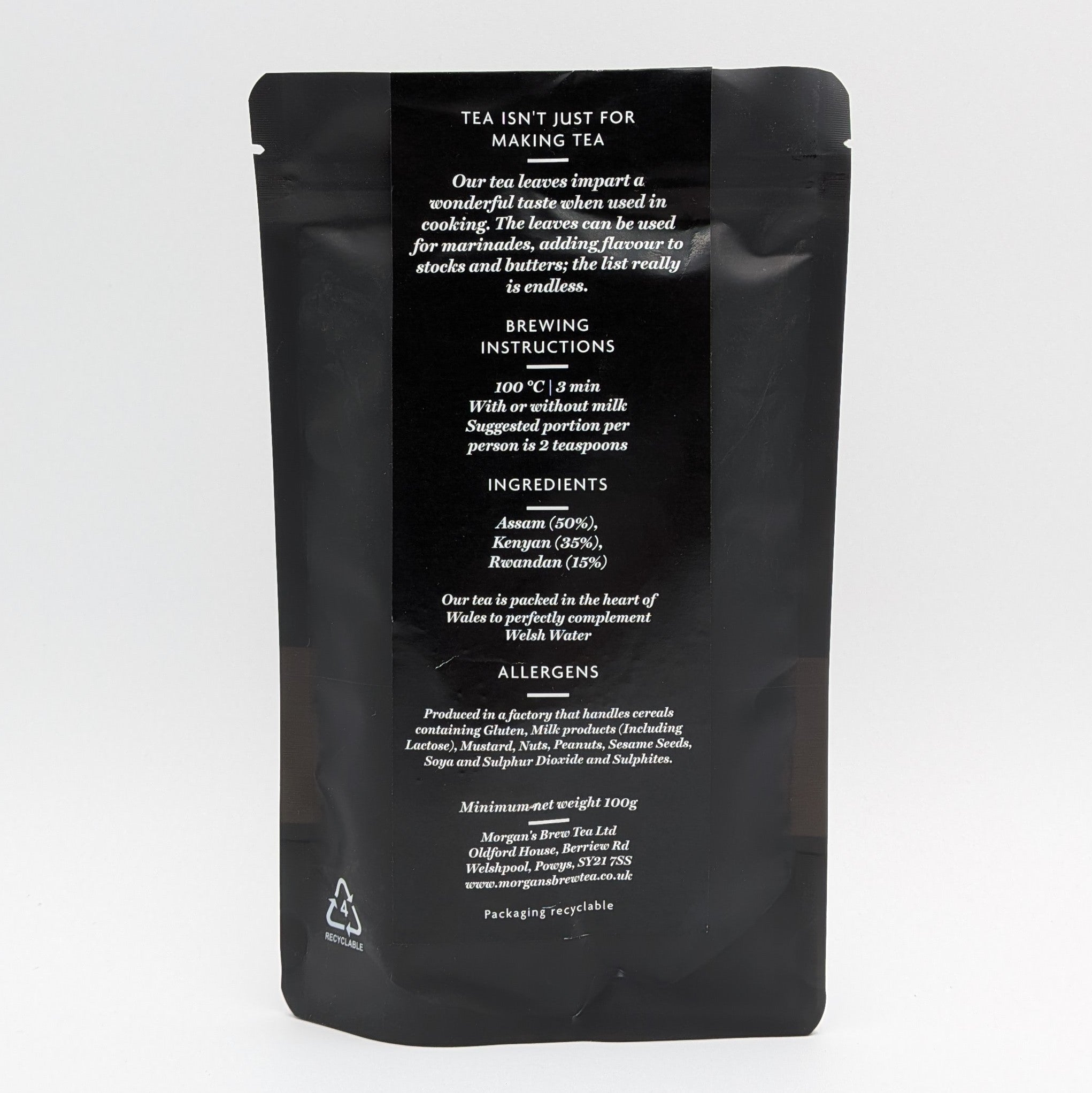 Morgan's Brew Welsh Strong Brew Strong Black Tea