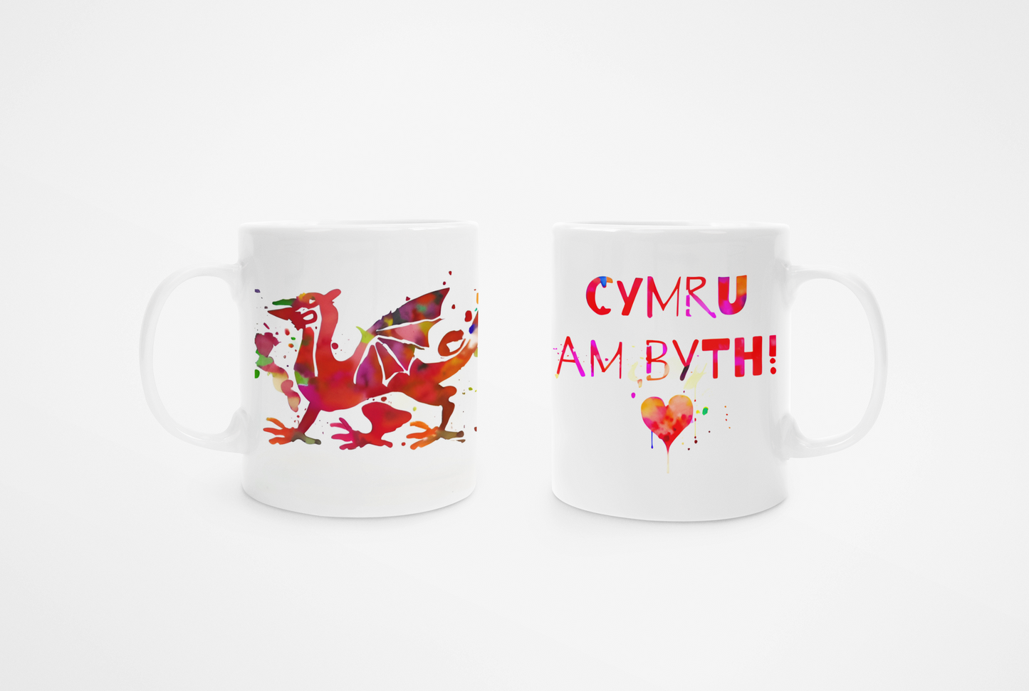 Welsh Dragon Art Cymru am byth Mwg