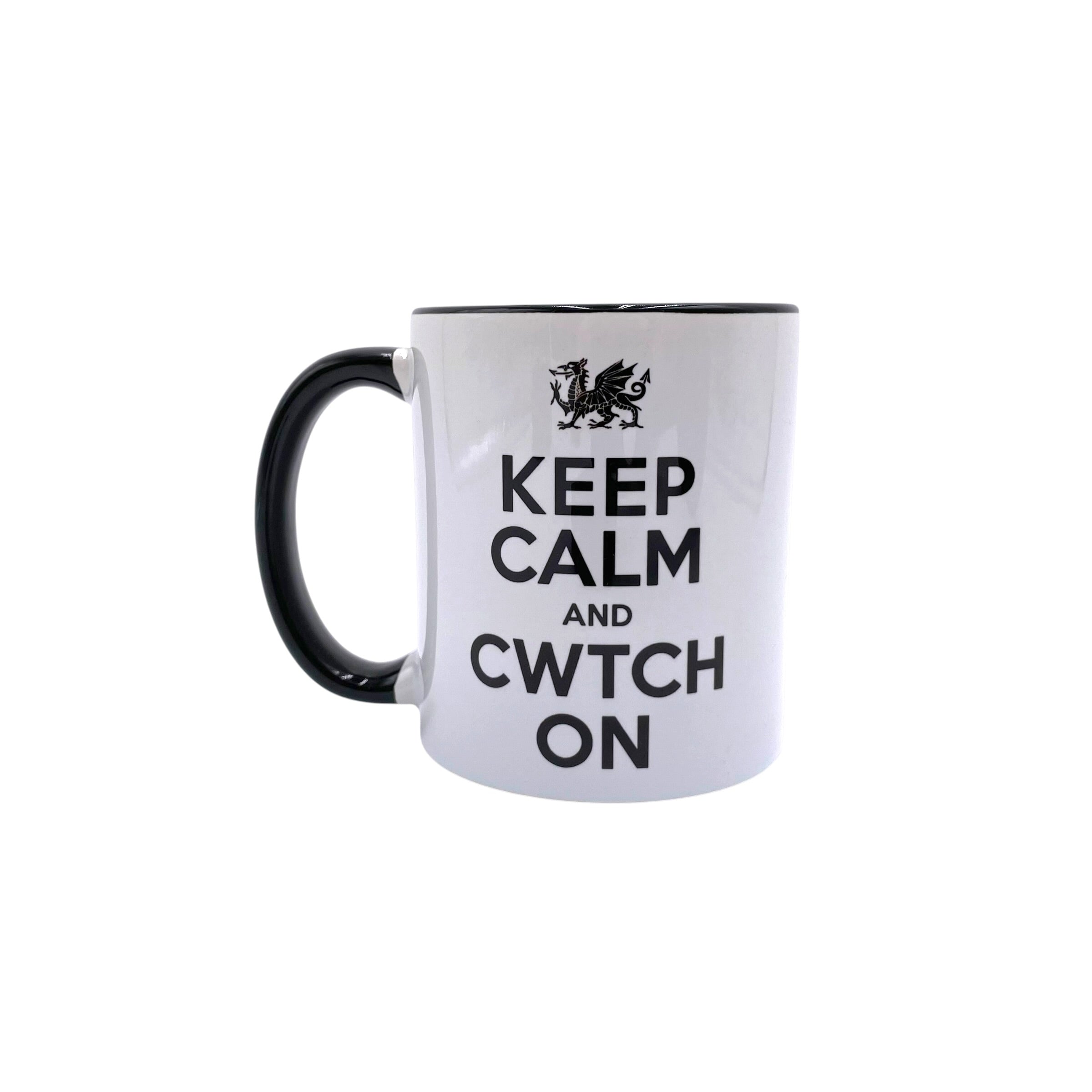 Keep Calm and Cwtch On - Funny Mug