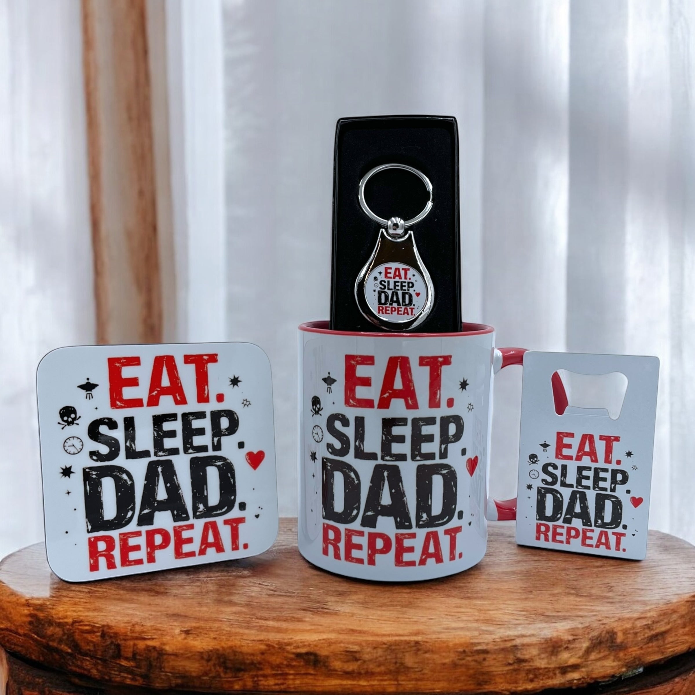 Bwyta. Cysgu. Dad. Ailadrodd. - Set Rhodd
