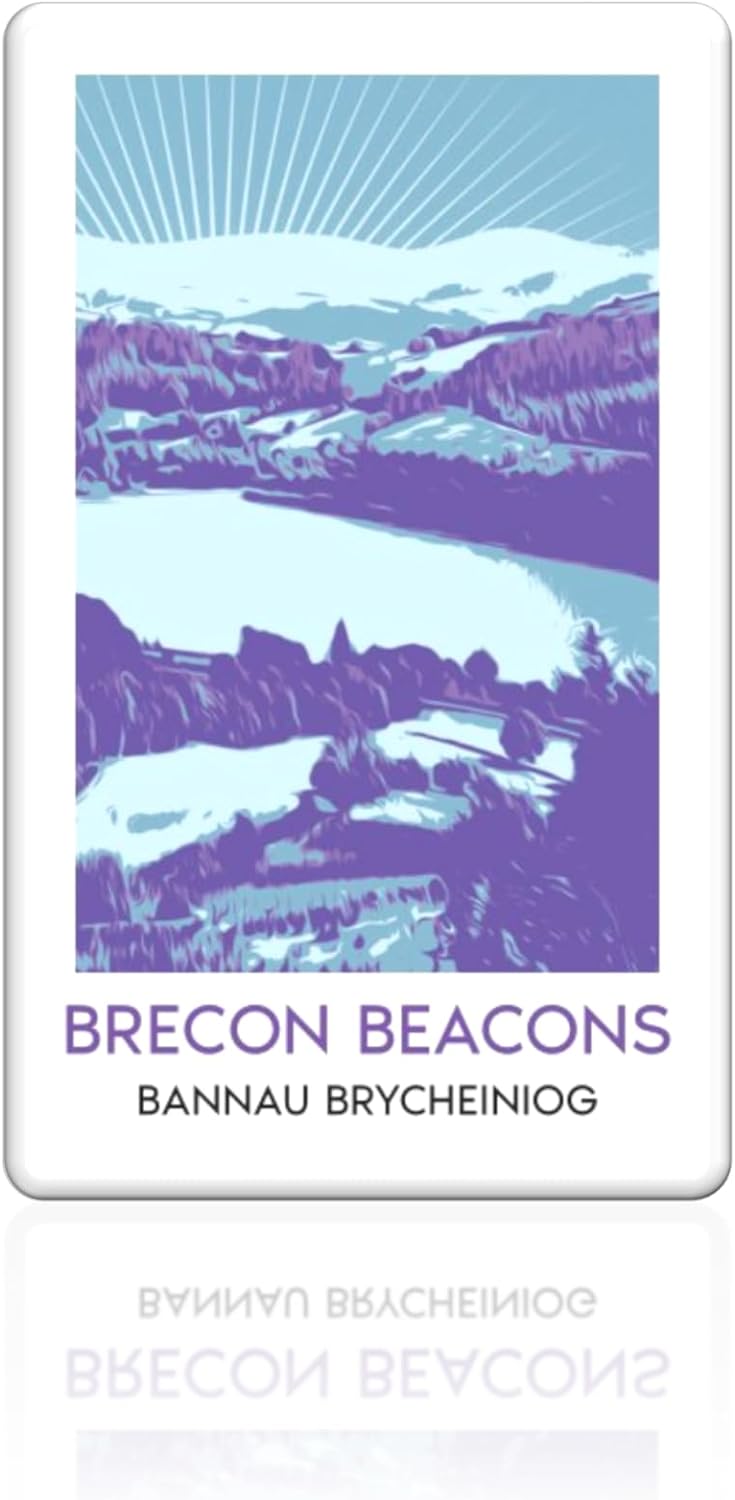 Magnet Oergell Cymru - Bannau Brycheiniog (Bannau Brycheiniog) Arddull Celfyddyd Bop