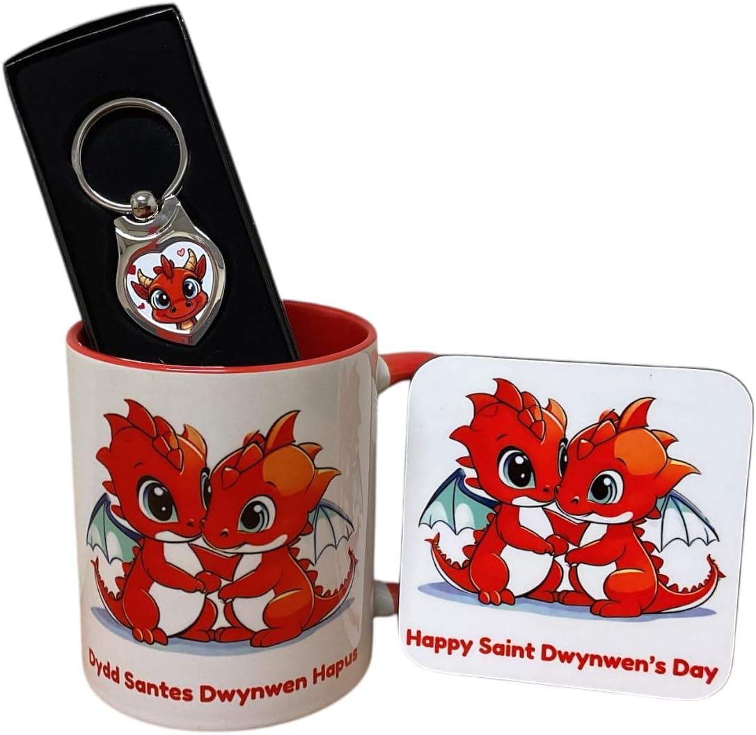 Happy Saint Dwynwen's Day - Cute Couple Gift Set